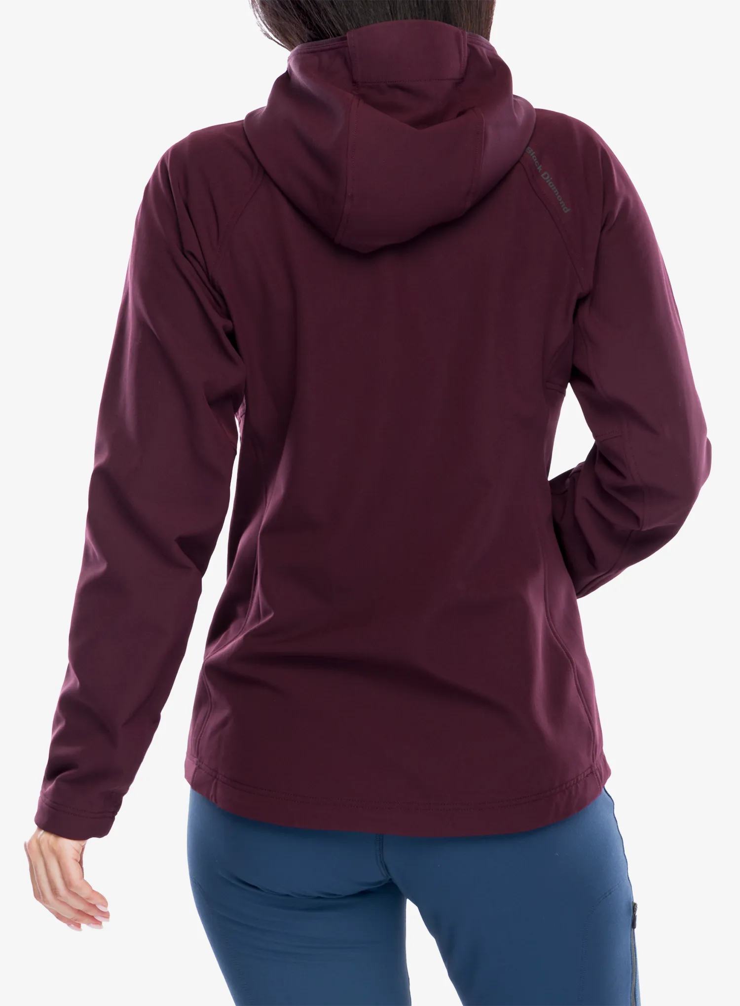 Softshellová bunda dámská Black Diamond Element Hoody - bordeaux