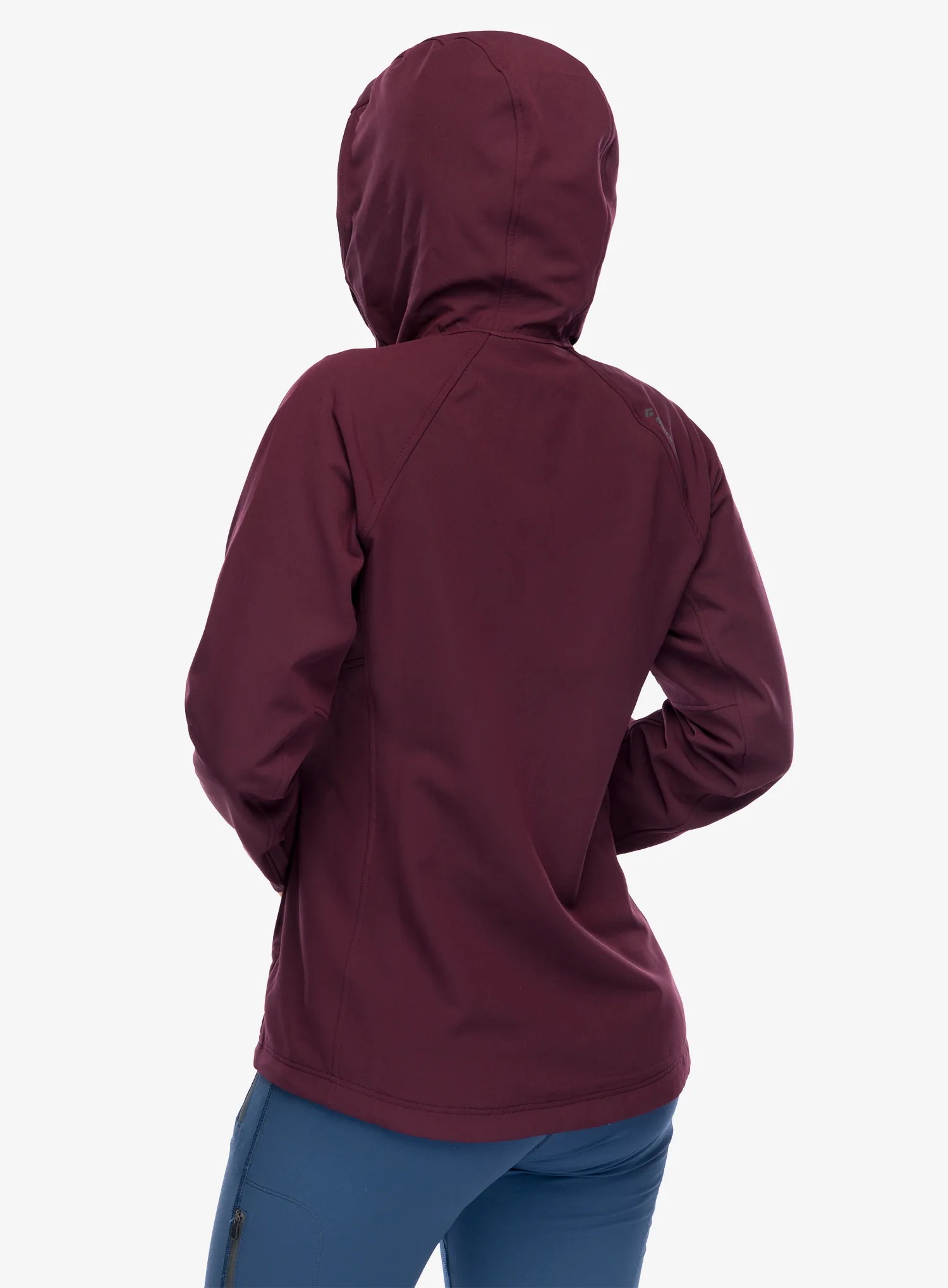Softshellová bunda dámská Black Diamond Element Hoody - bordeaux