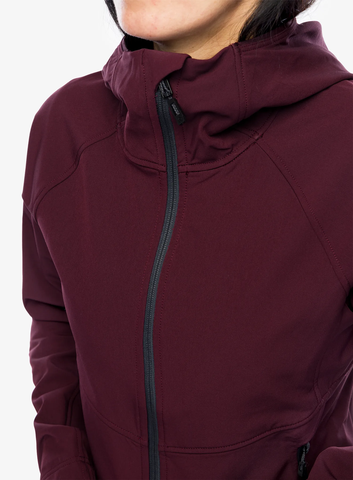 Softshellová bunda dámská Black Diamond Element Hoody - bordeaux