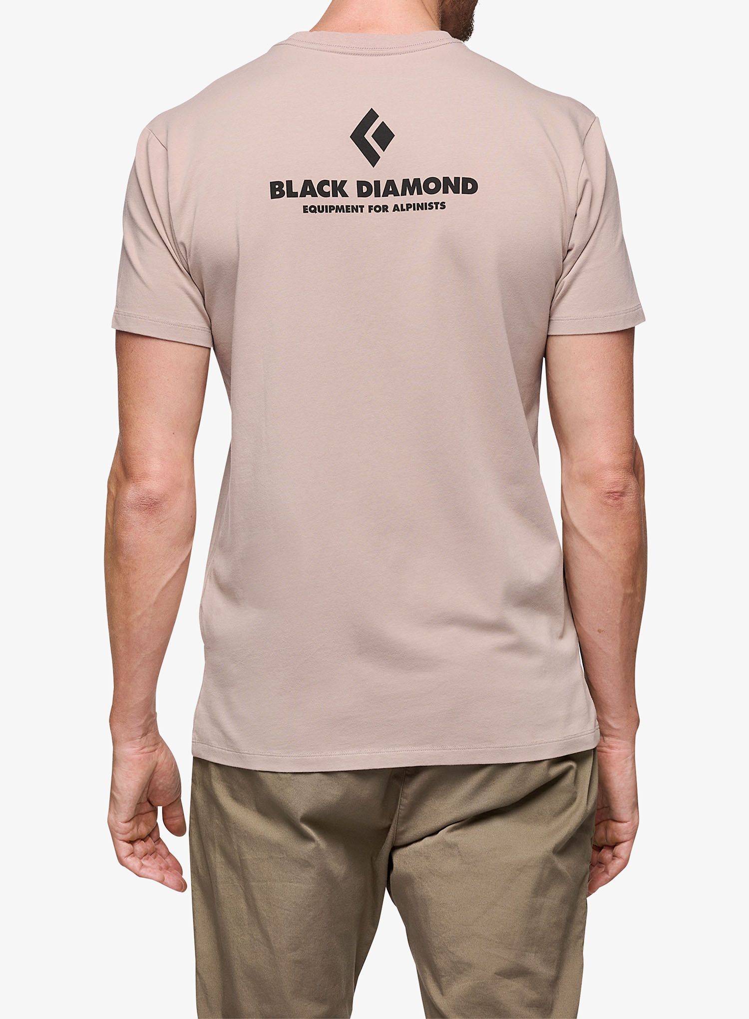 Bavlněné tričko Black Diamond Equipment For Alpinist Tee - pale mauve
