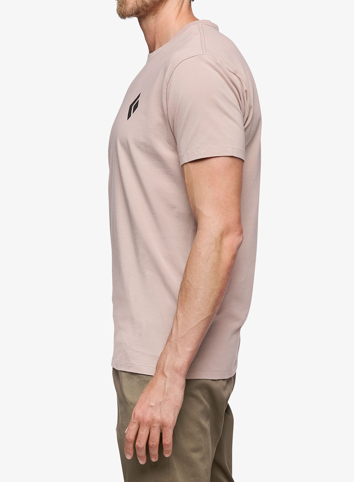 Bavlněné tričko Black Diamond Equipment For Alpinist Tee - pale mauve