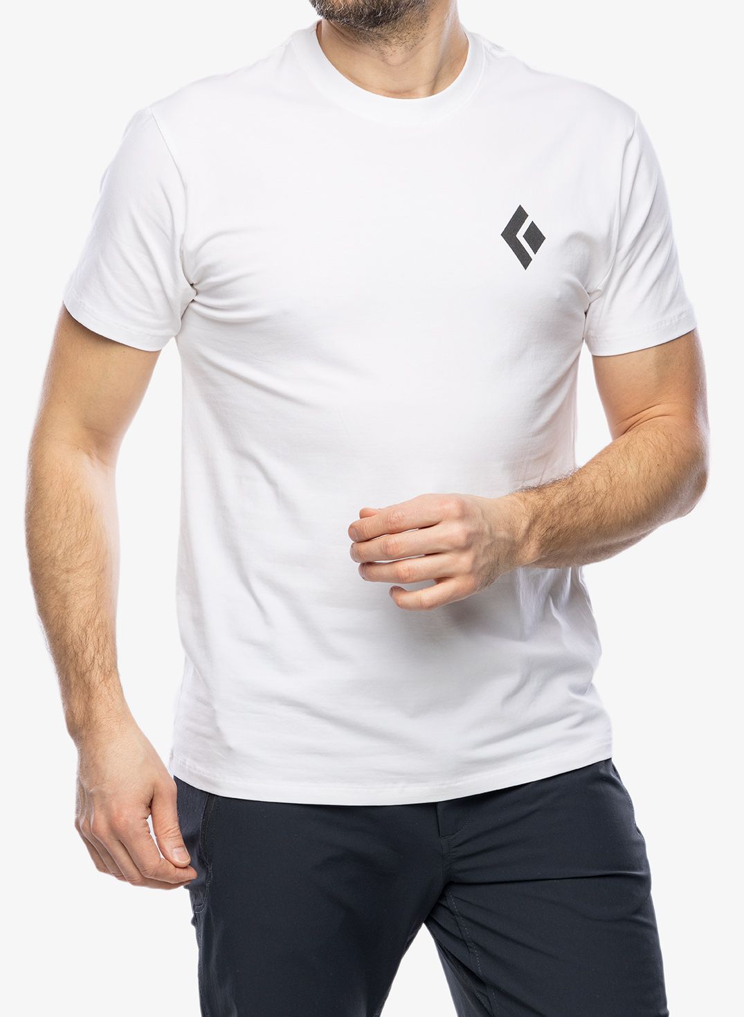 Bavlněné tričko Black Diamond Equipment For Alpinist Tee - white