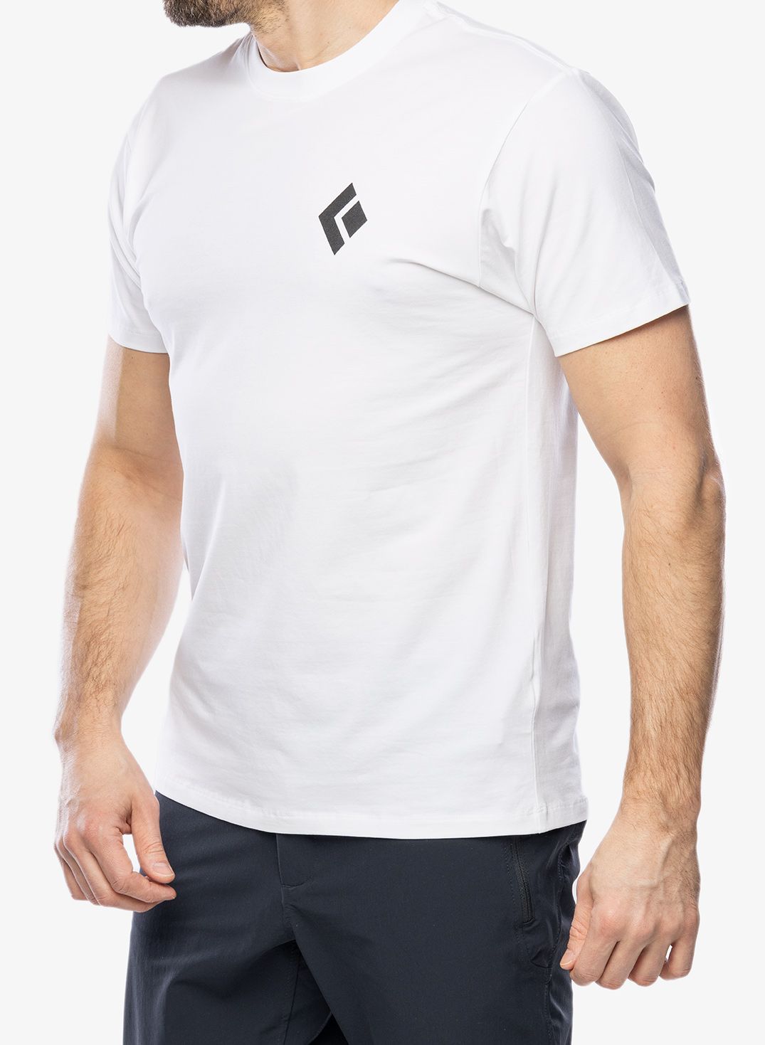 Bavlněné tričko Black Diamond Equipment For Alpinist Tee - white