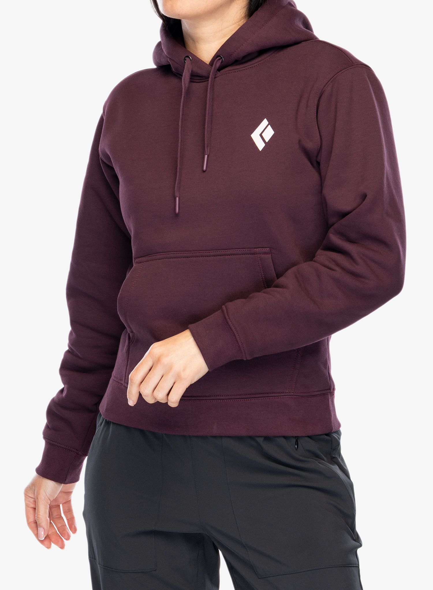 Dámská mikina s kapucí Black Diamond Equipment For Alpinists PO Hoody - bordeaux
