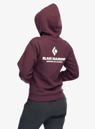 Dámská mikina s kapucí Black Diamond Equipment For Alpinists PO Hoody - bordeaux