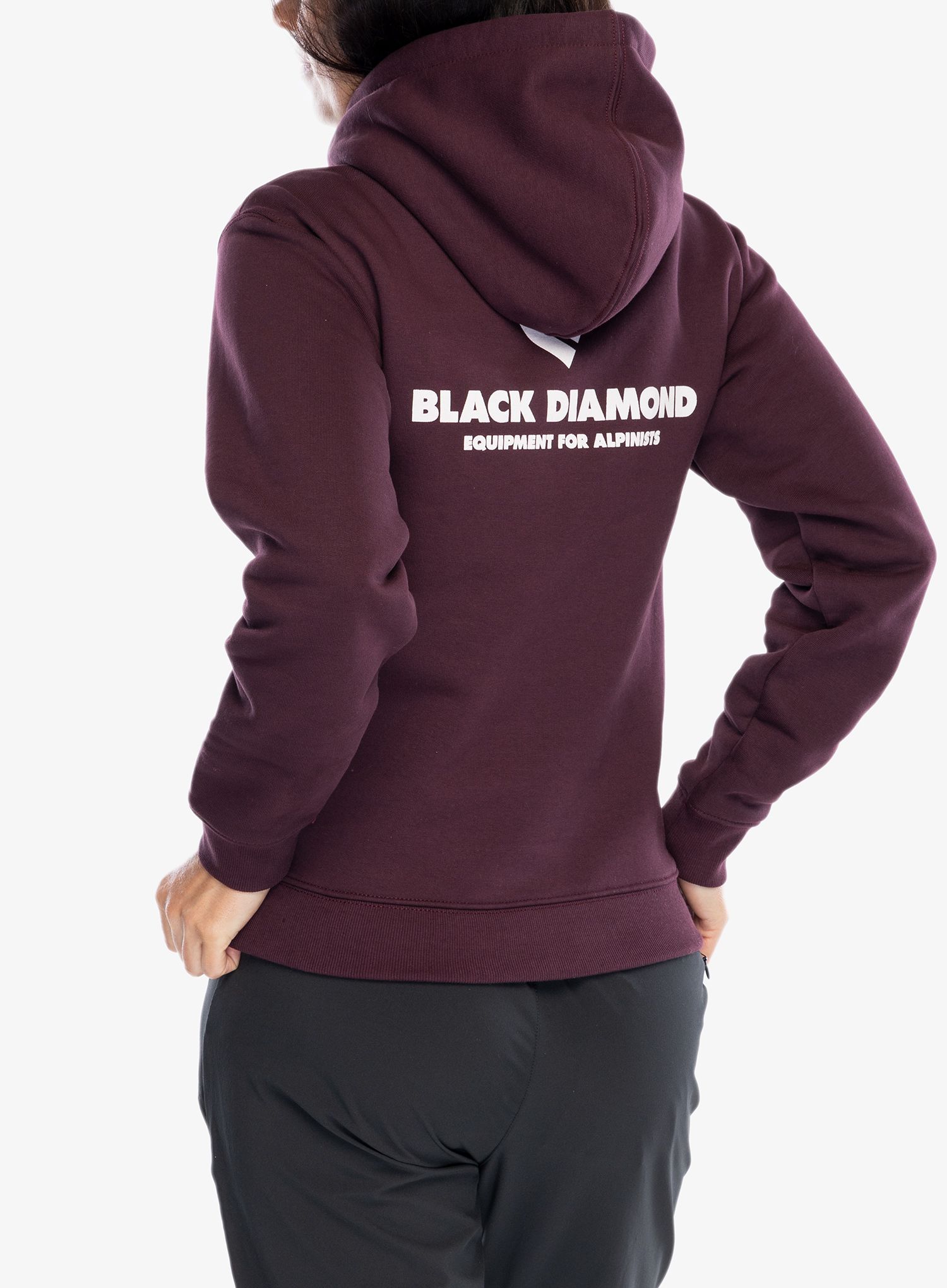 Dámská mikina s kapucí Black Diamond Equipment For Alpinists PO Hoody - bordeaux