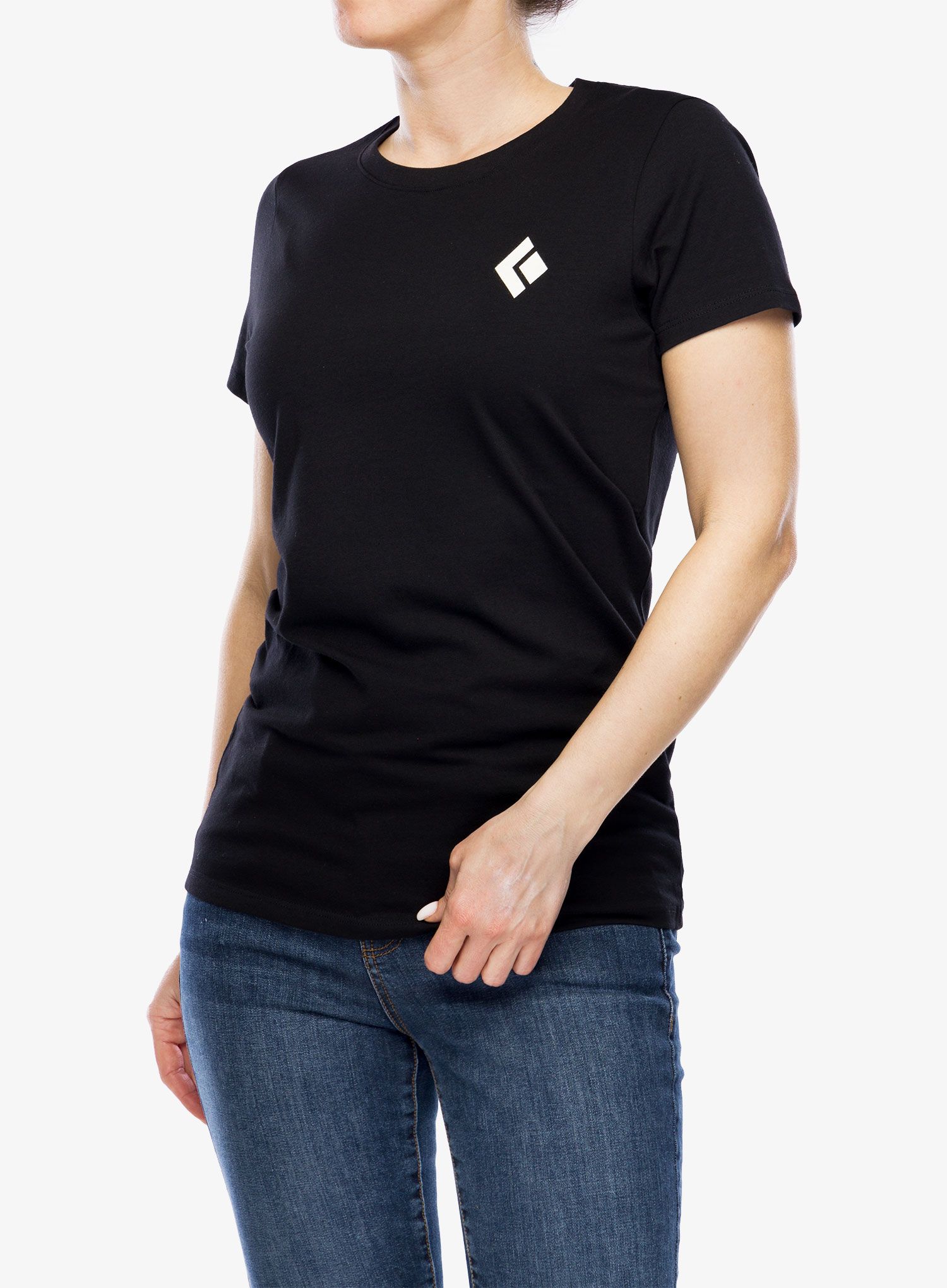Bavlněné tričko dámské Black Diamond Equipment For Alpinists SS Tee - black