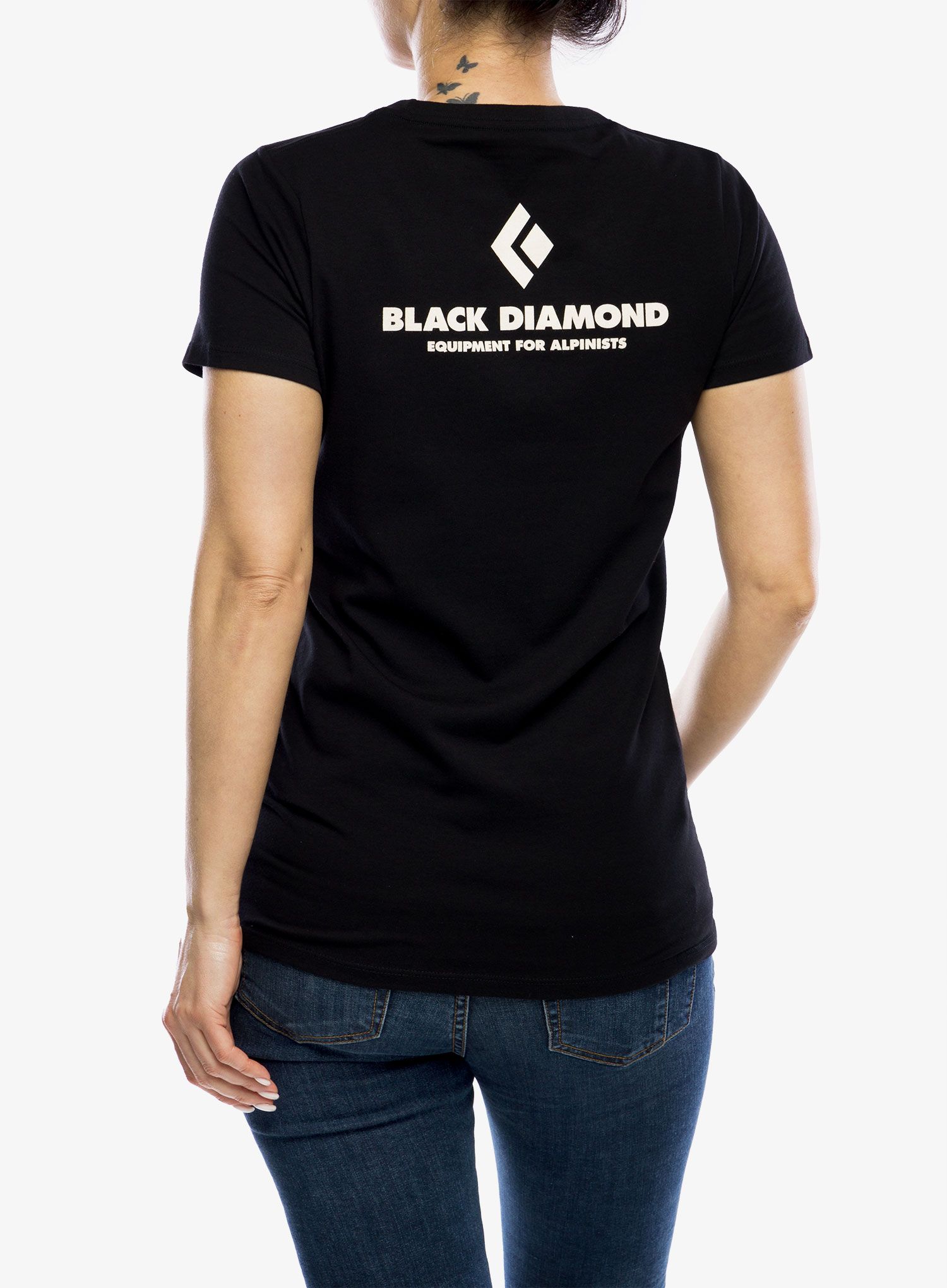 Bavlněné tričko dámské Black Diamond Equipment For Alpinists SS Tee - black