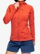 Mikina na zip dámská Black Diamond Factor Hoody - grenadine