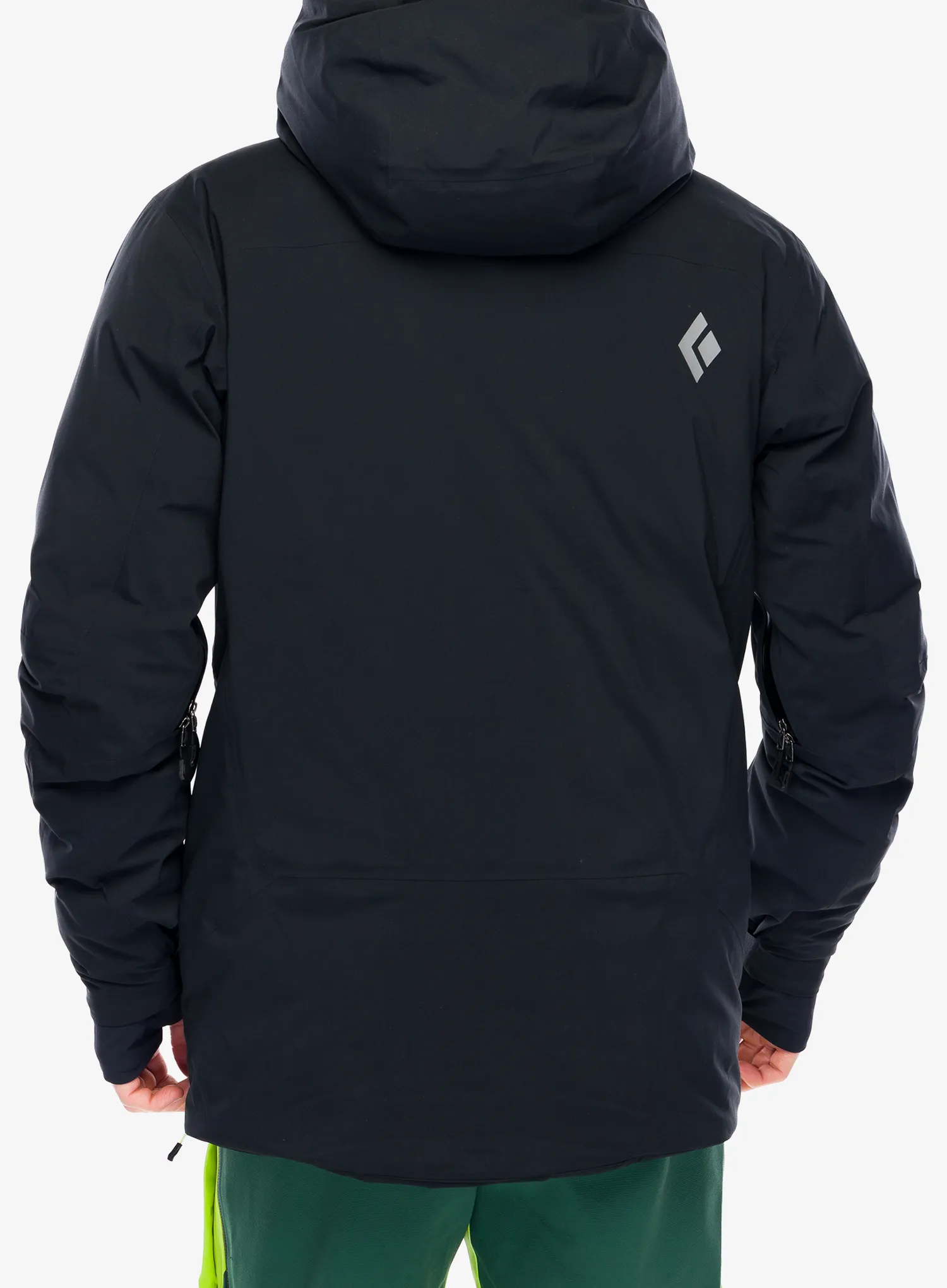 Péřová bunda Black Diamond Factor Insulated Parka - black
