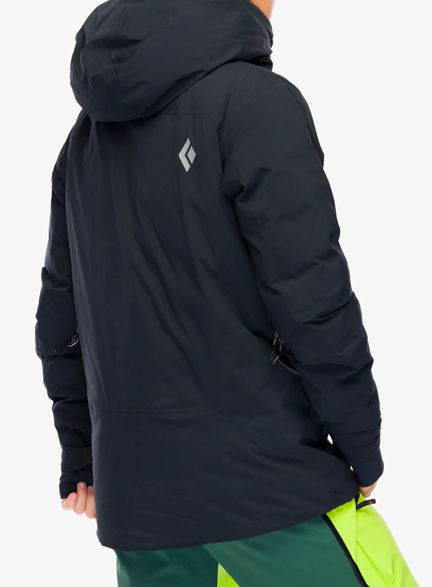 Péřová bunda Black Diamond Factor Insulated Parka - black