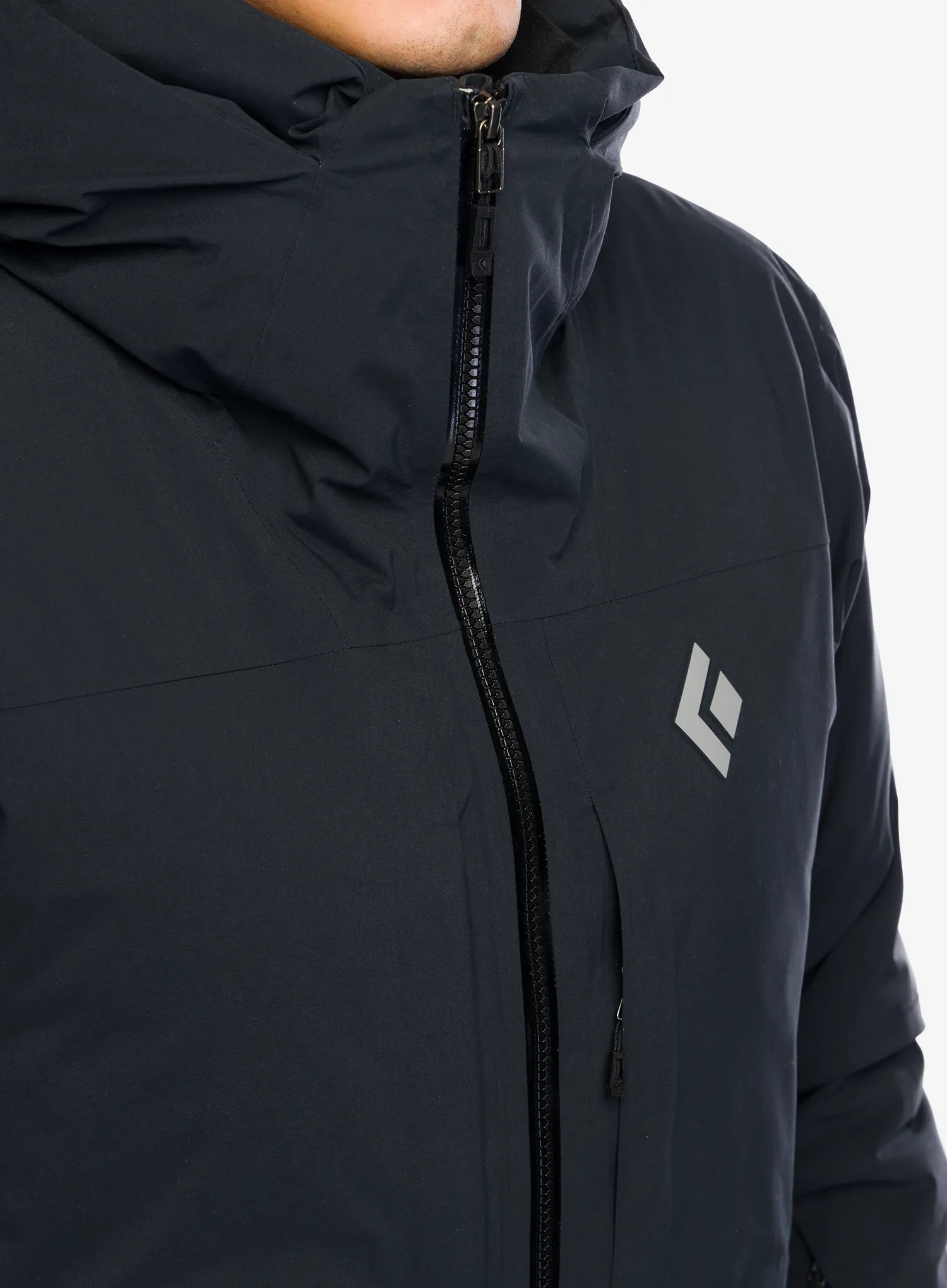 Péřová bunda Black Diamond Factor Insulated Parka - black