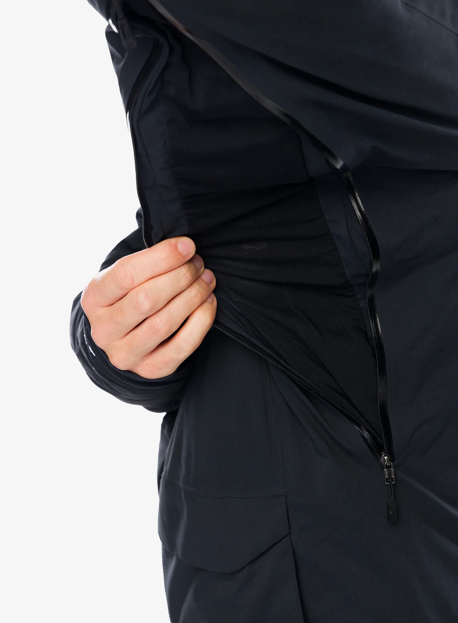 Péřová bunda Black Diamond Factor Insulated Parka - black
