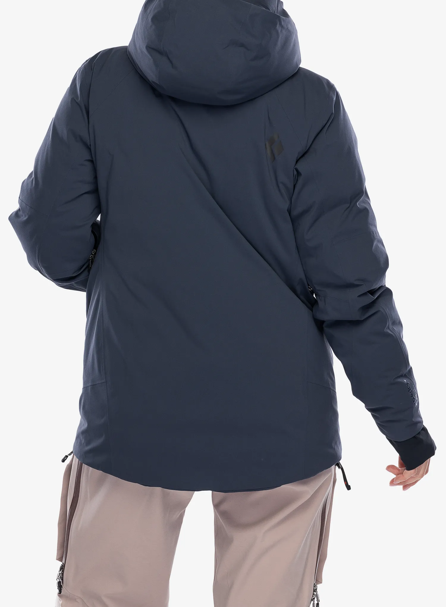Dámská péřová bunda Black Diamond Factor Insulated Parka - charcoal