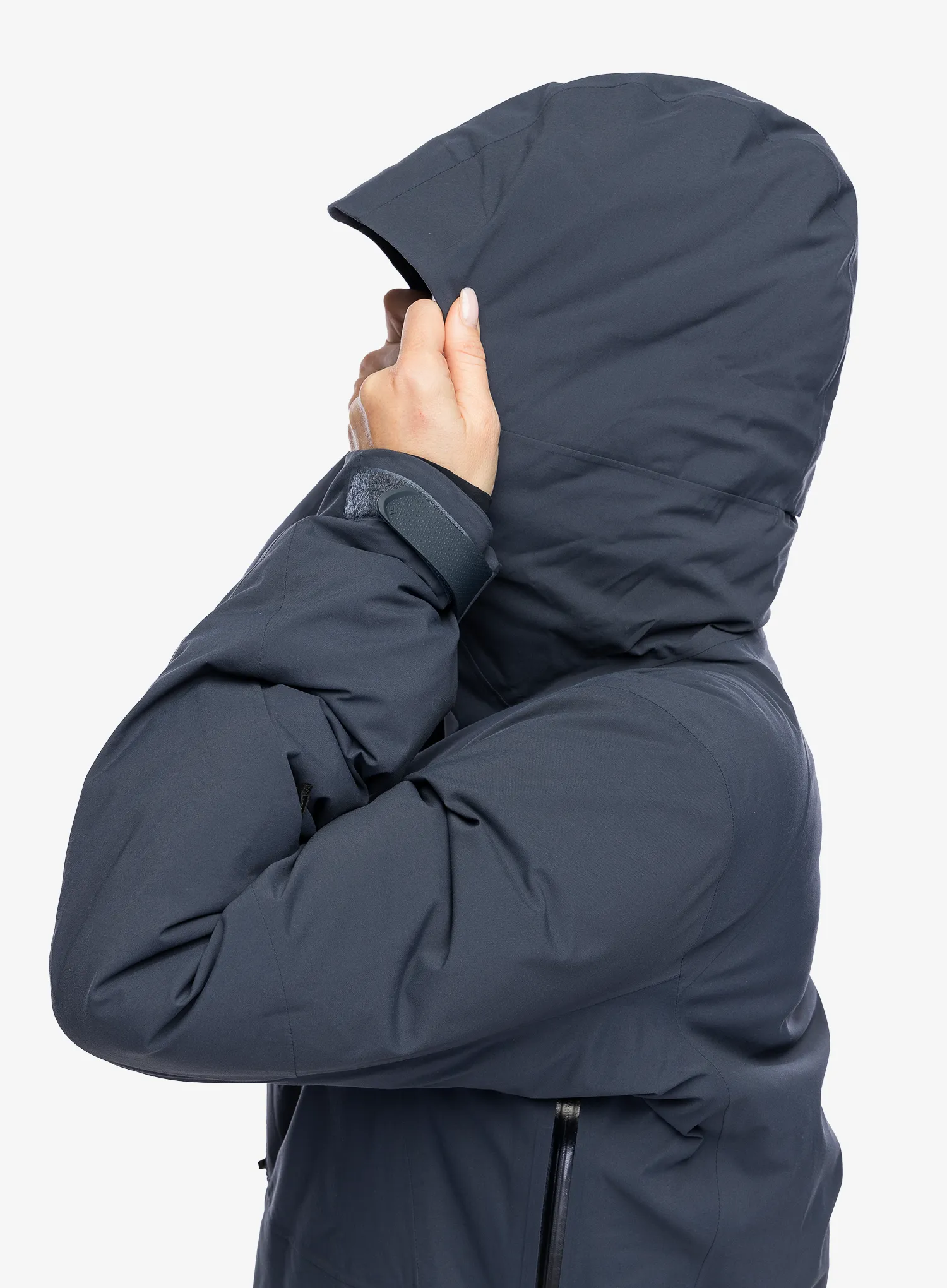 Dámská péřová bunda Black Diamond Factor Insulated Parka - charcoal