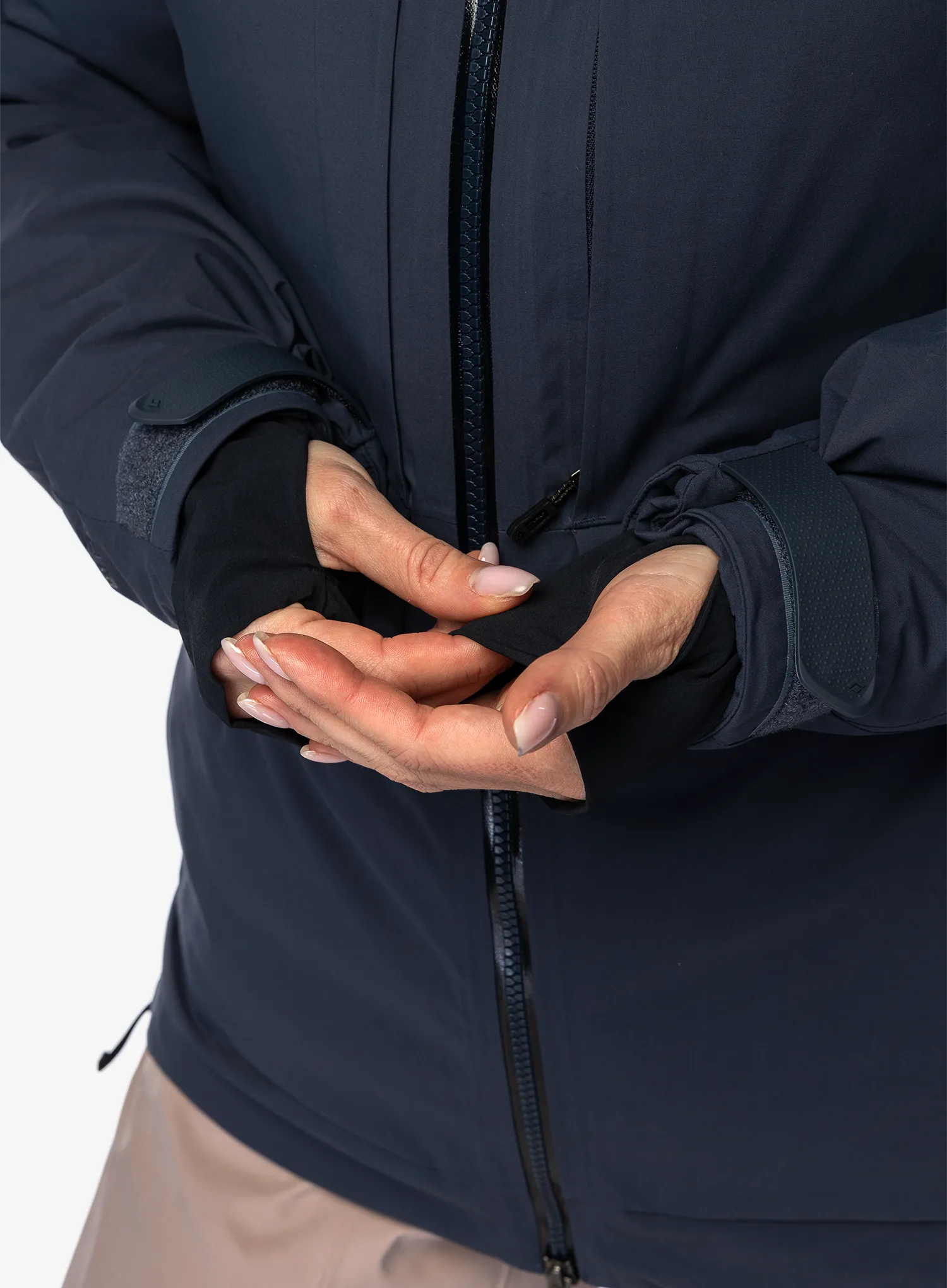 Dámská péřová bunda Black Diamond Factor Insulated Parka - charcoal