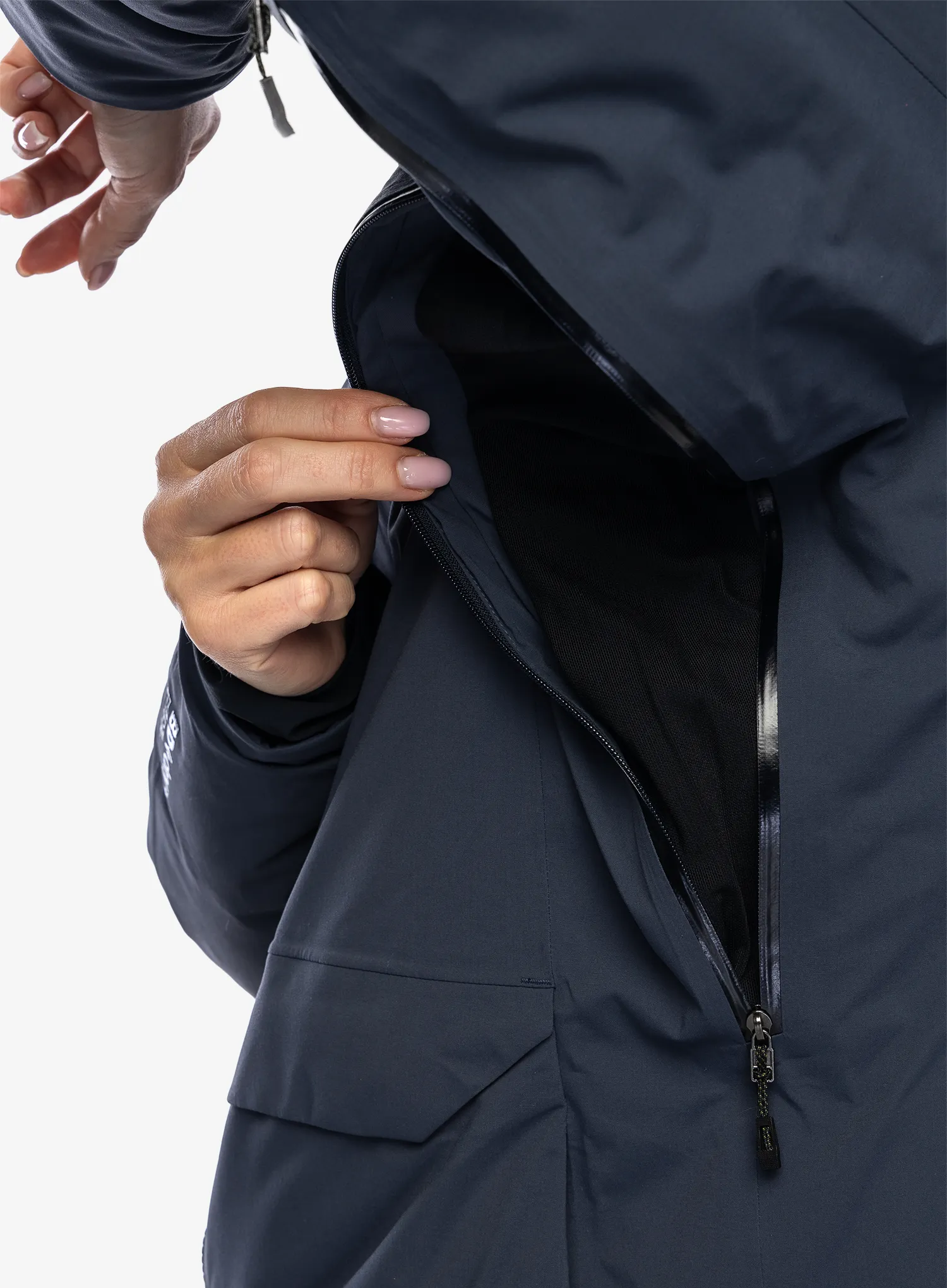 Dámská péřová bunda Black Diamond Factor Insulated Parka - charcoal