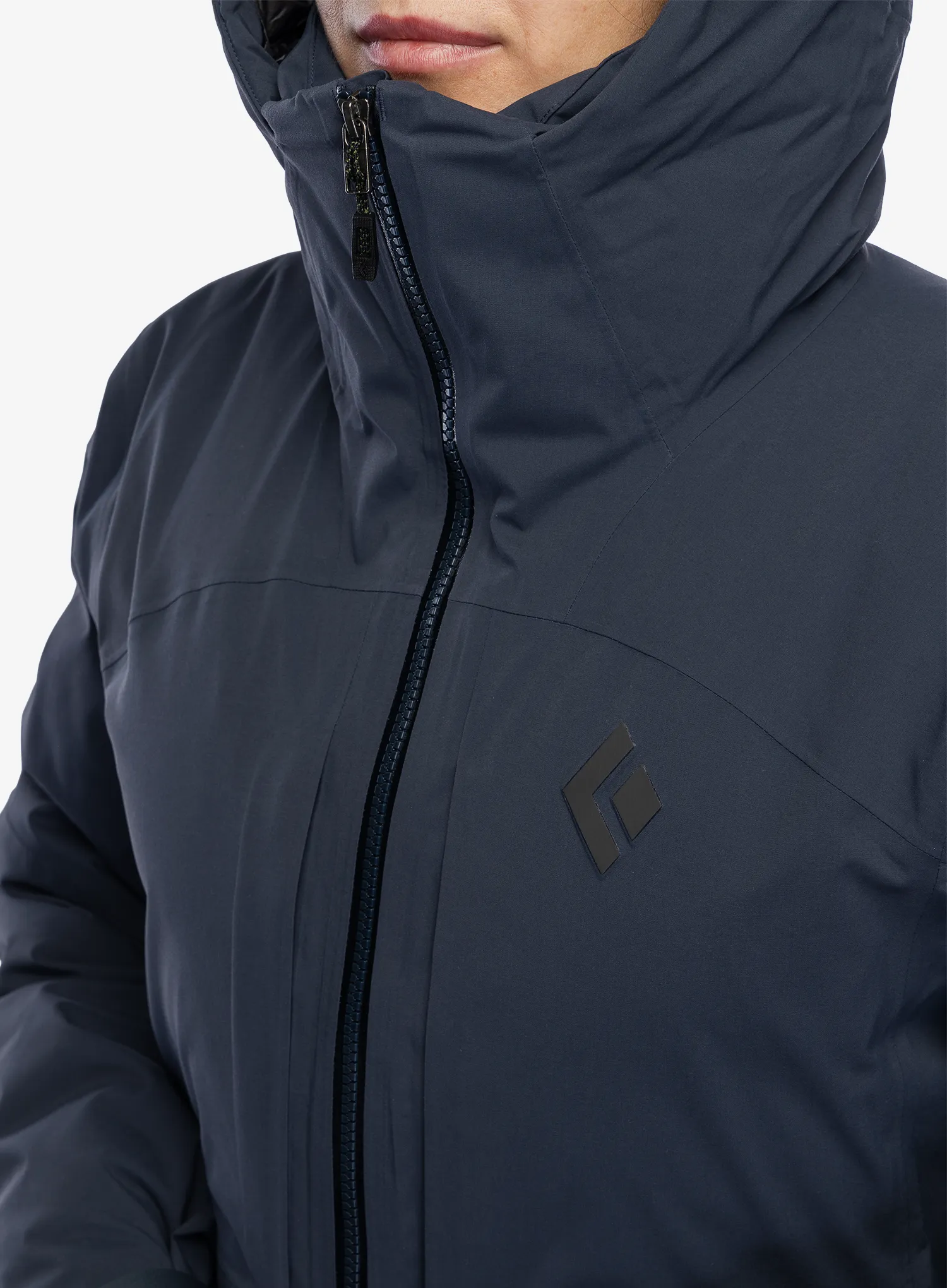 Dámská péřová bunda Black Diamond Factor Insulated Parka - charcoal
