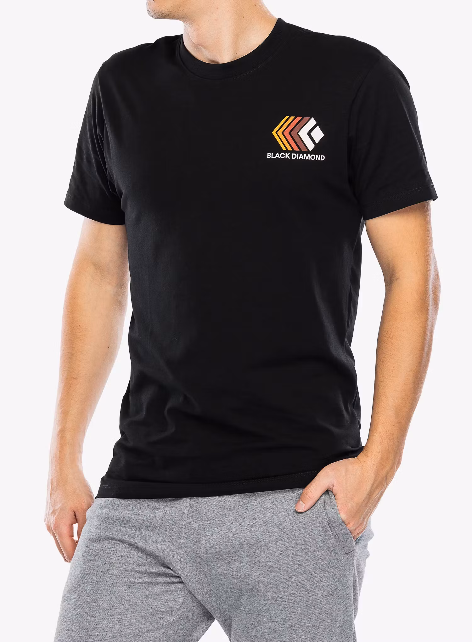 Bavlněné tričko Black Diamond Faded SS Tee - black