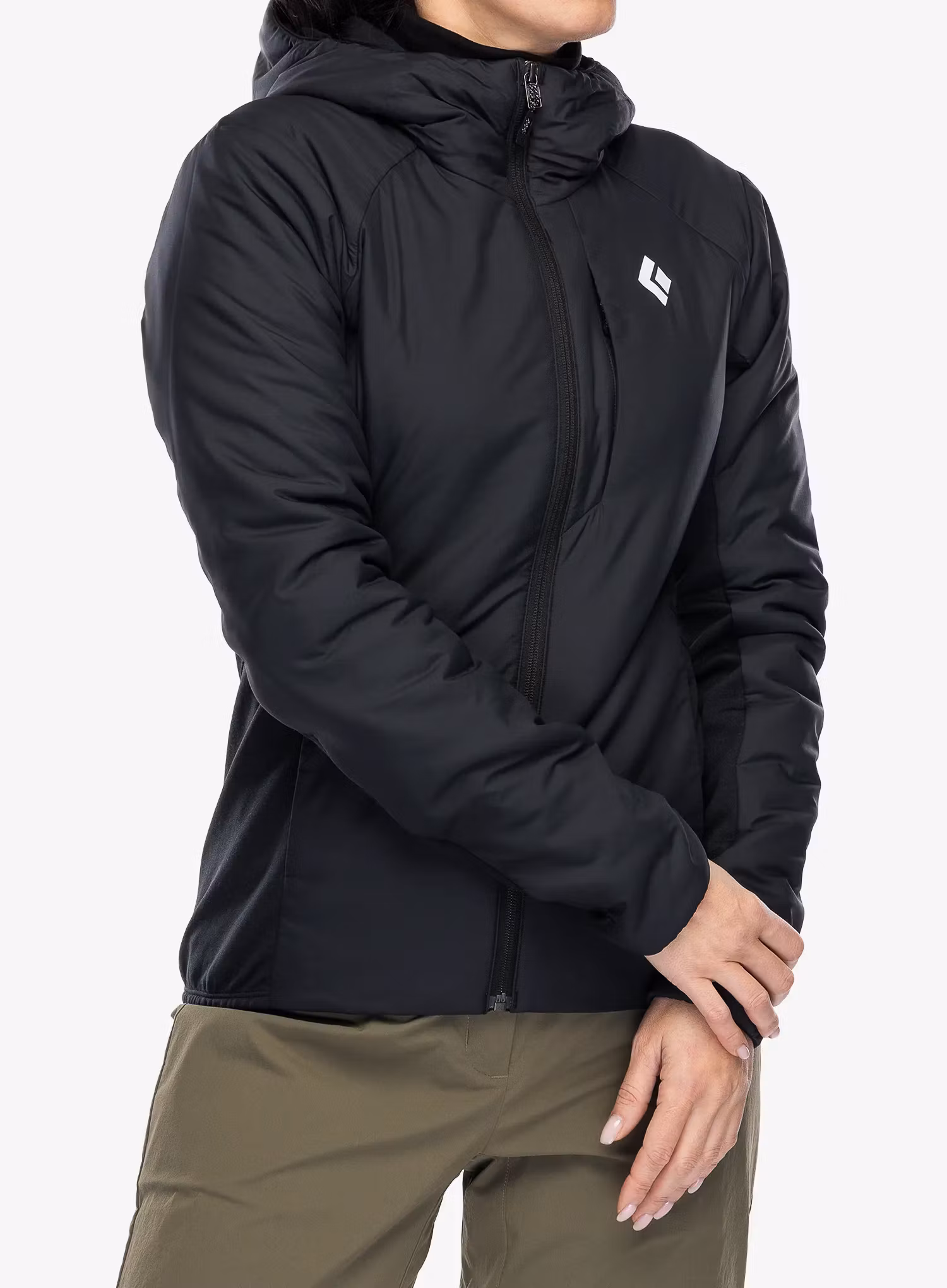 Zateplená bunda dámská Black Diamond First Light Hybrid Hoody - blck