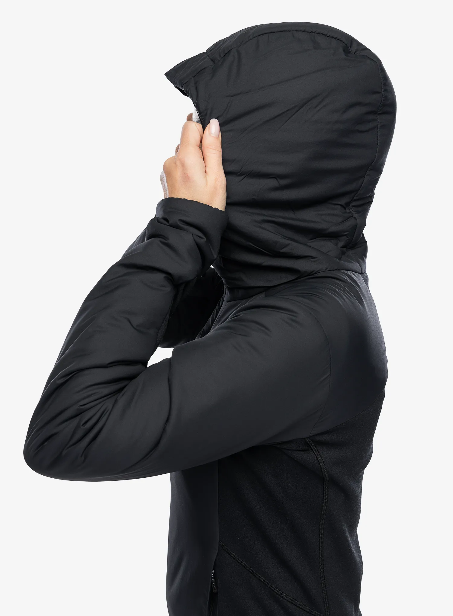 Zateplená bunda dámská Black Diamond First Light Hybrid Hoody - blck