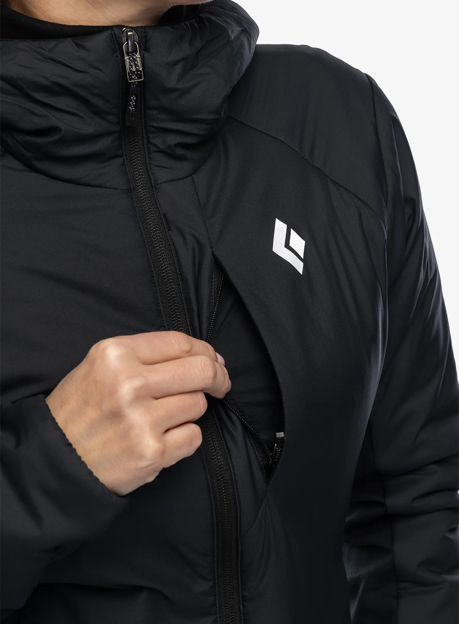 Zateplená bunda dámská Black Diamond First Light Hybrid Hoody - blck
