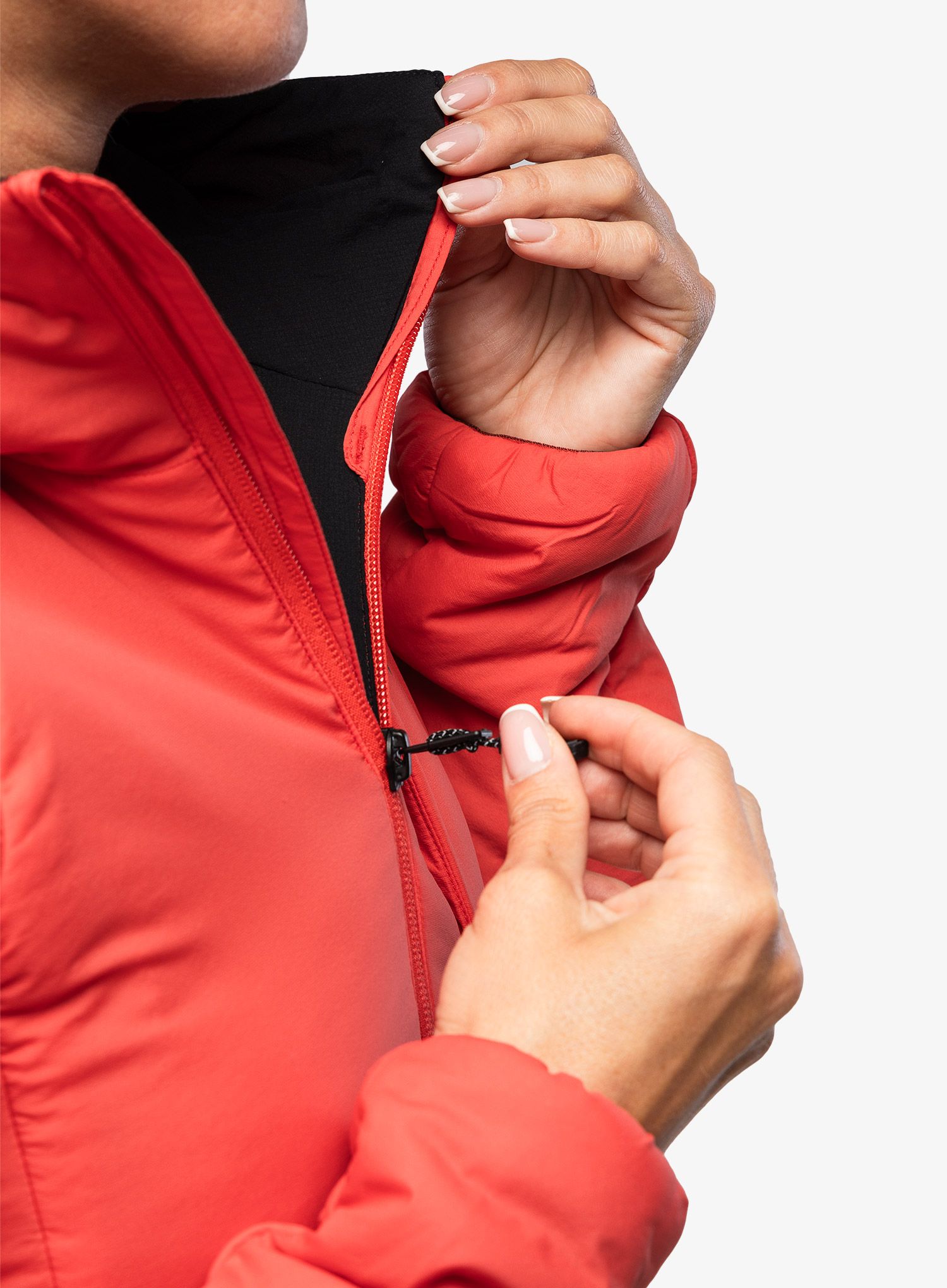 Zateplená bunda dámská Black Diamond First Light Stretch Hoody - coral red