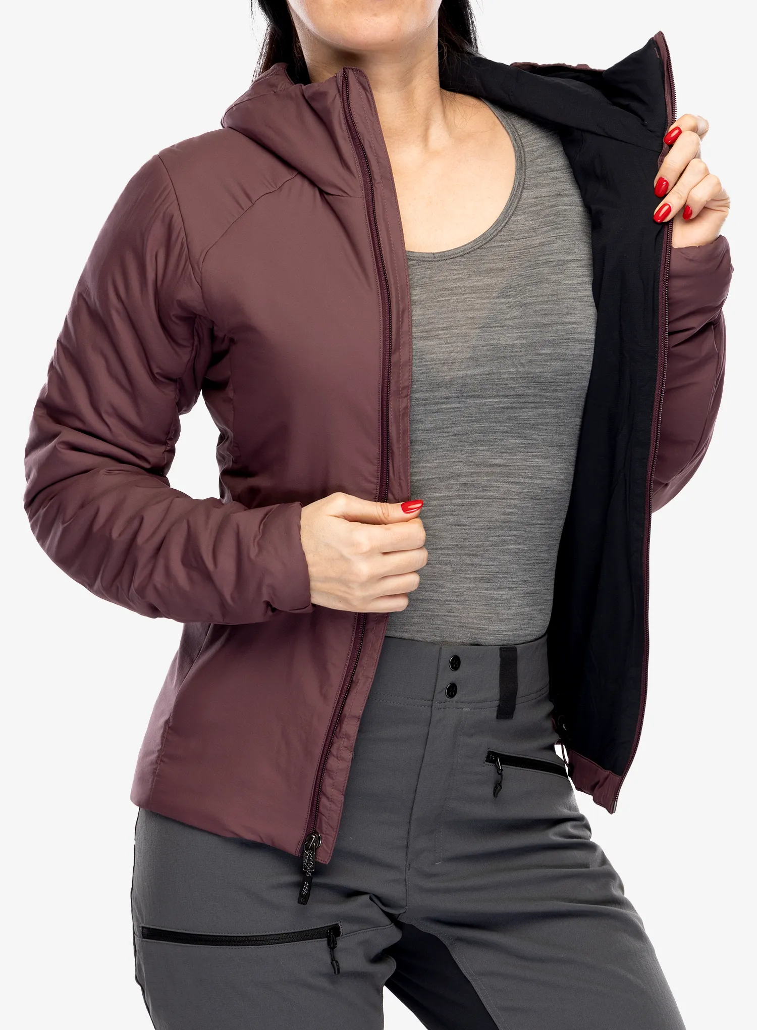 Zateplená bunda dámská Black Diamond First Light Stretch Hoody - fig