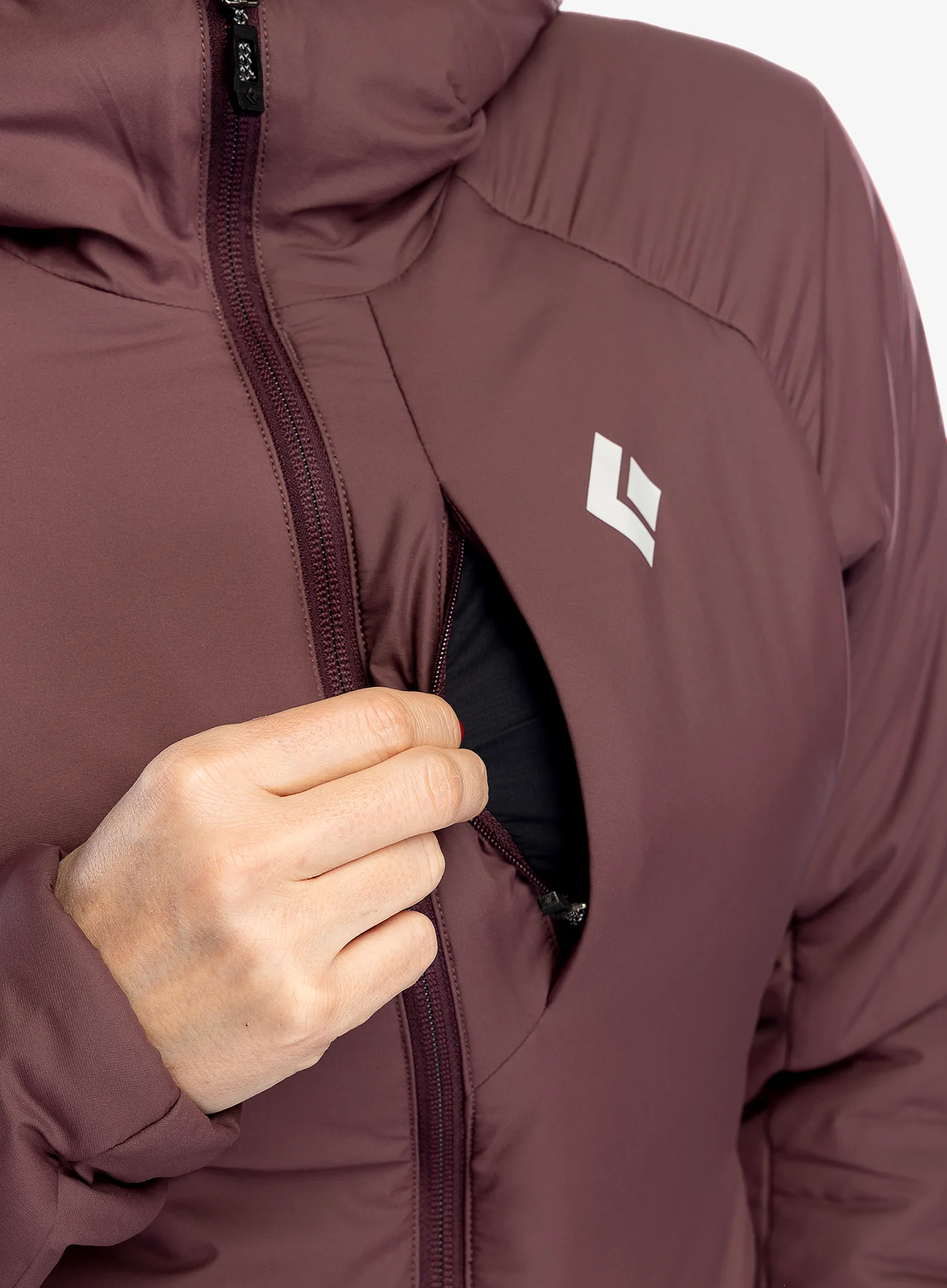 Zateplená bunda dámská Black Diamond First Light Stretch Hoody - fig