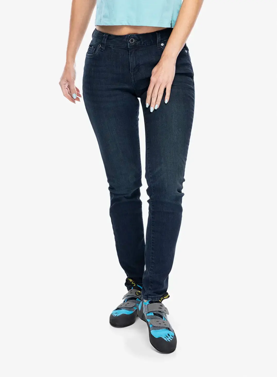 Lezecké kalhoty dámské Black Diamond Forged Denim Pants - indigo