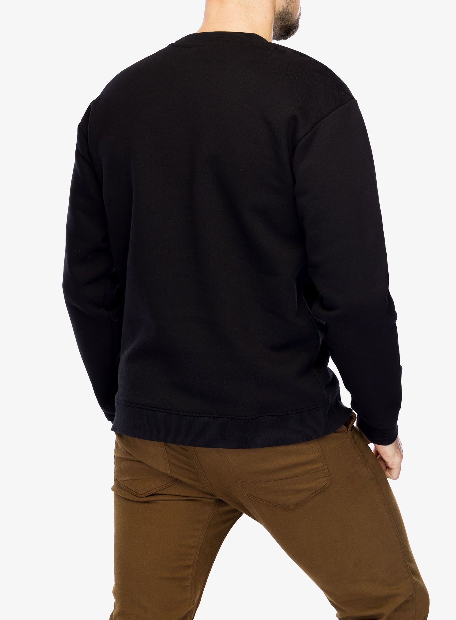 Mikina Black Diamond Heritage Wordmark Crewneck - black