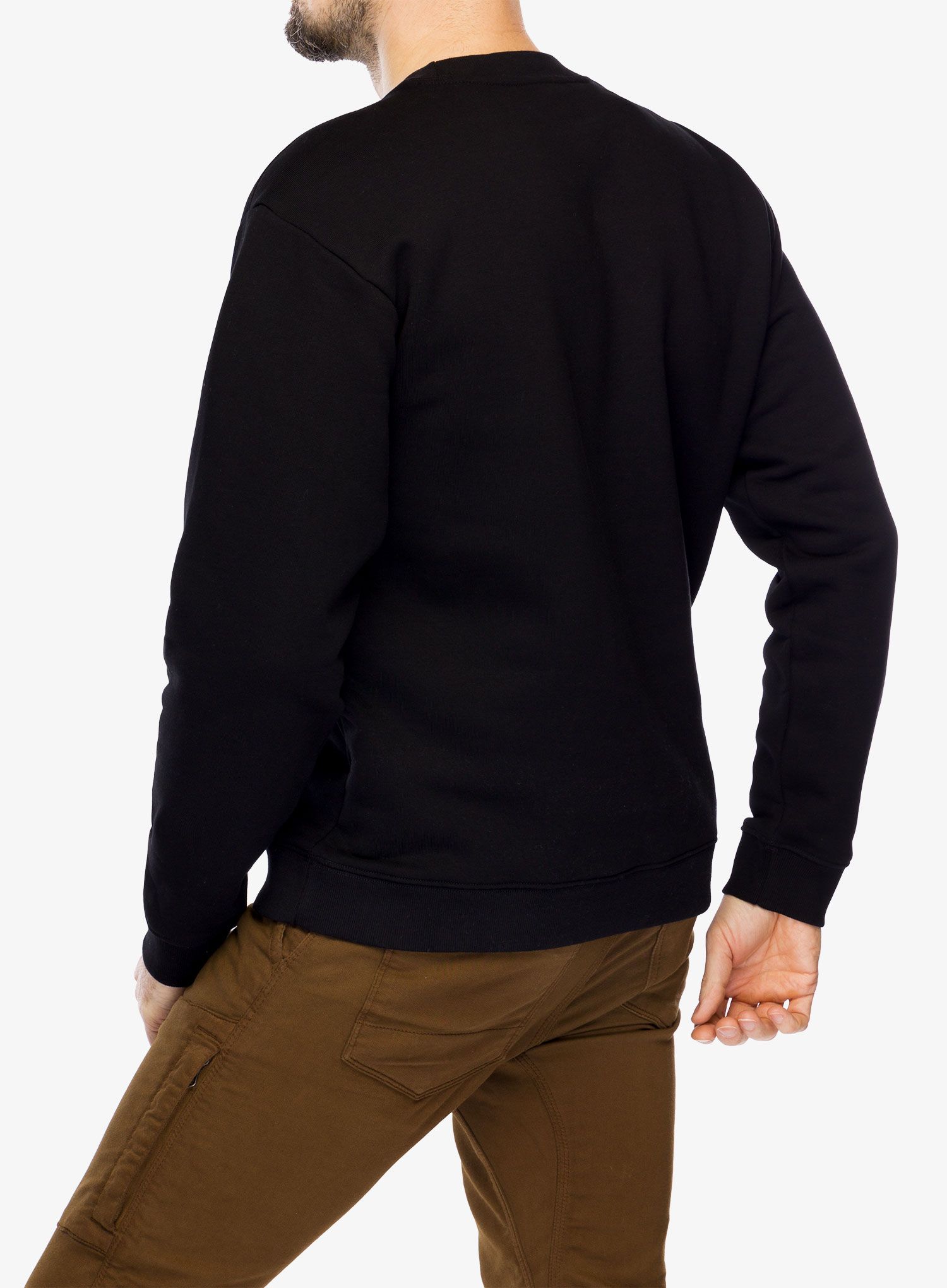 Mikina Black Diamond Heritage Wordmark Crewneck - black