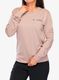 Dámské triko s dlouhým rukávem Black Diamond Heritage Wordmark LS Tee - pale mauve