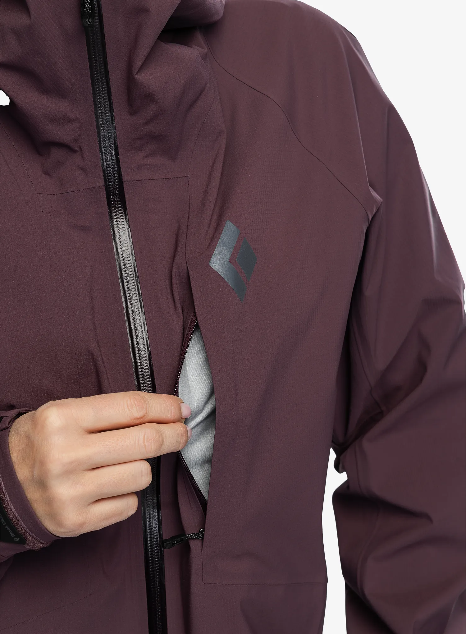 Dámská nepromokavá bunda s membránou Black Diamond Highline Stretch Shell - fig