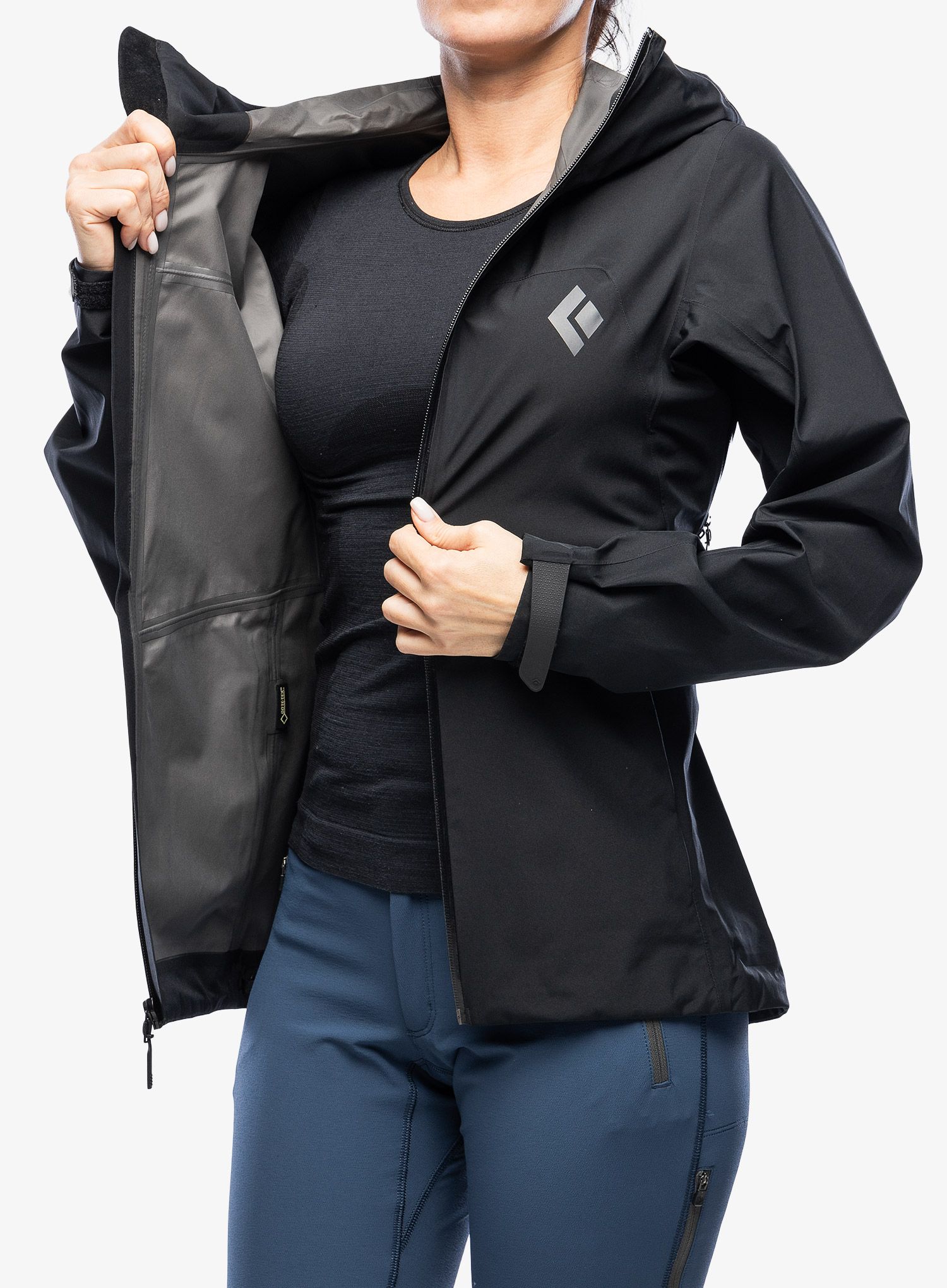 Bunda GORE-TEX dámská Black Diamond Liquid Point Shell - blk