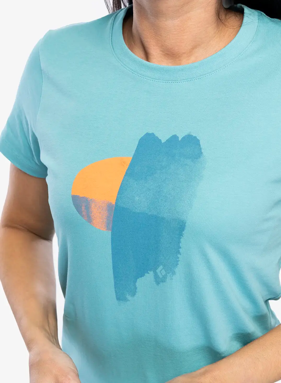 Bavlněné tričko dámské Black Diamond Luminary SS Tee - coastal blue