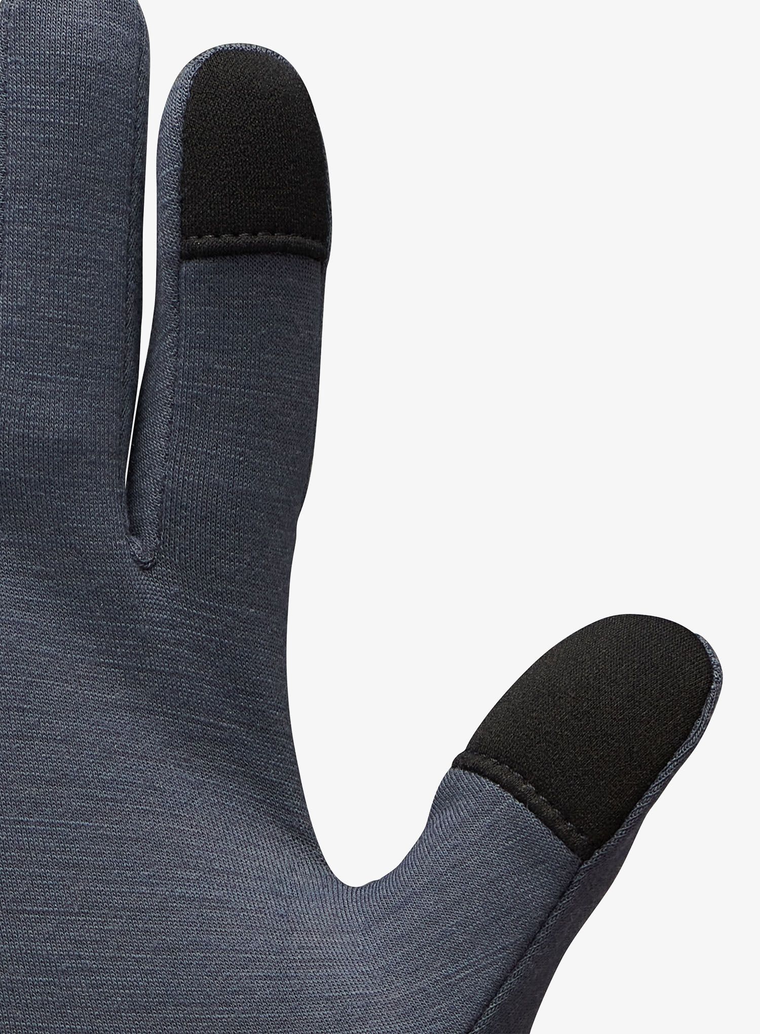 Vlněné rukavice Black Diamond Midweight Wool Liners - charcoal
