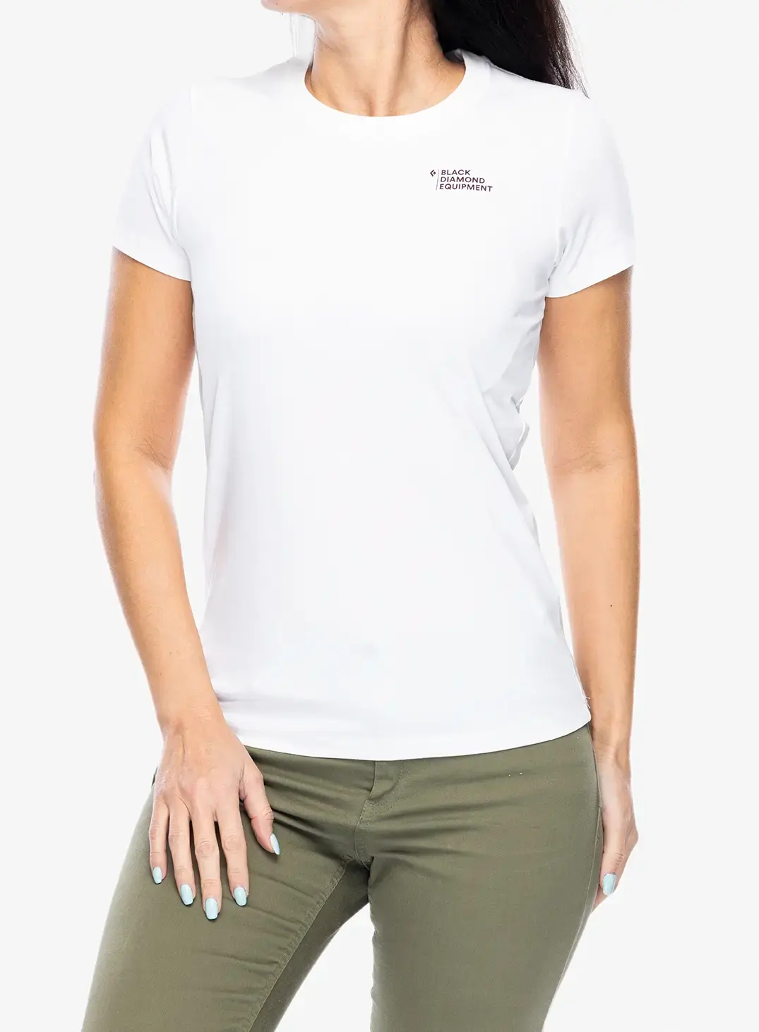 Dámské tričko s potiskem Black Diamond Multi Sport Tee S/S - white