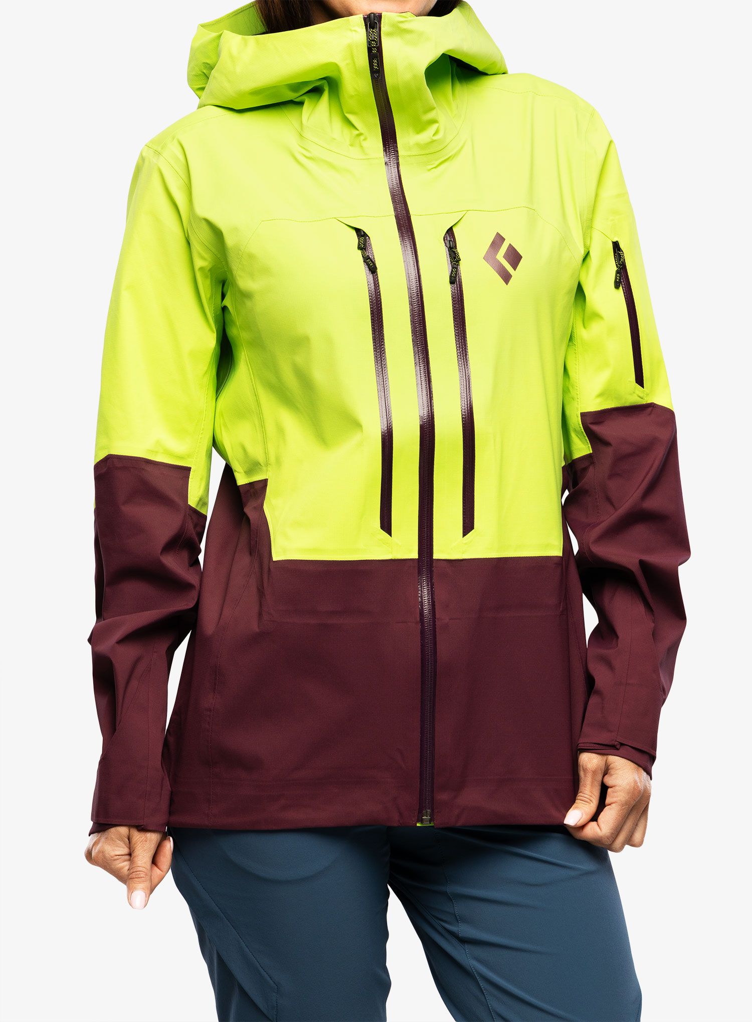 Dámská bunda Black Diamond Recon LT Shell - aloe/blackberry