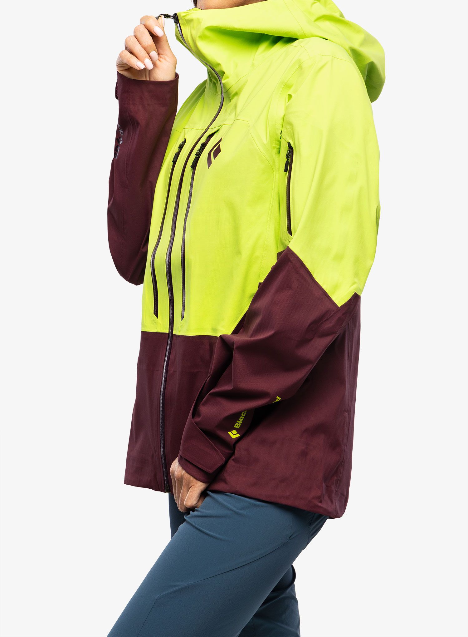 Dámská bunda Black Diamond Recon LT Shell - aloe/blackberry