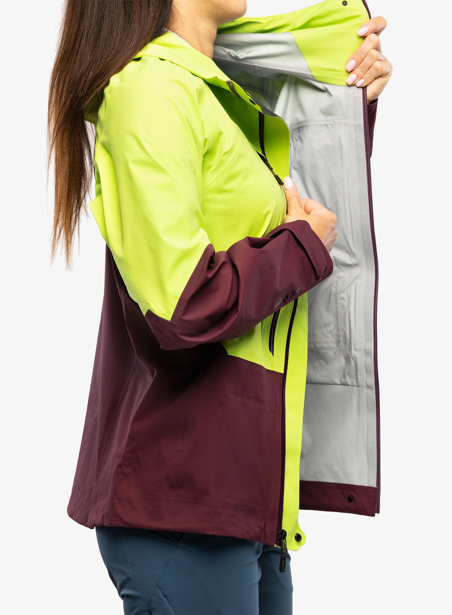 Dámská bunda Black Diamond Recon LT Shell - aloe/blackberry