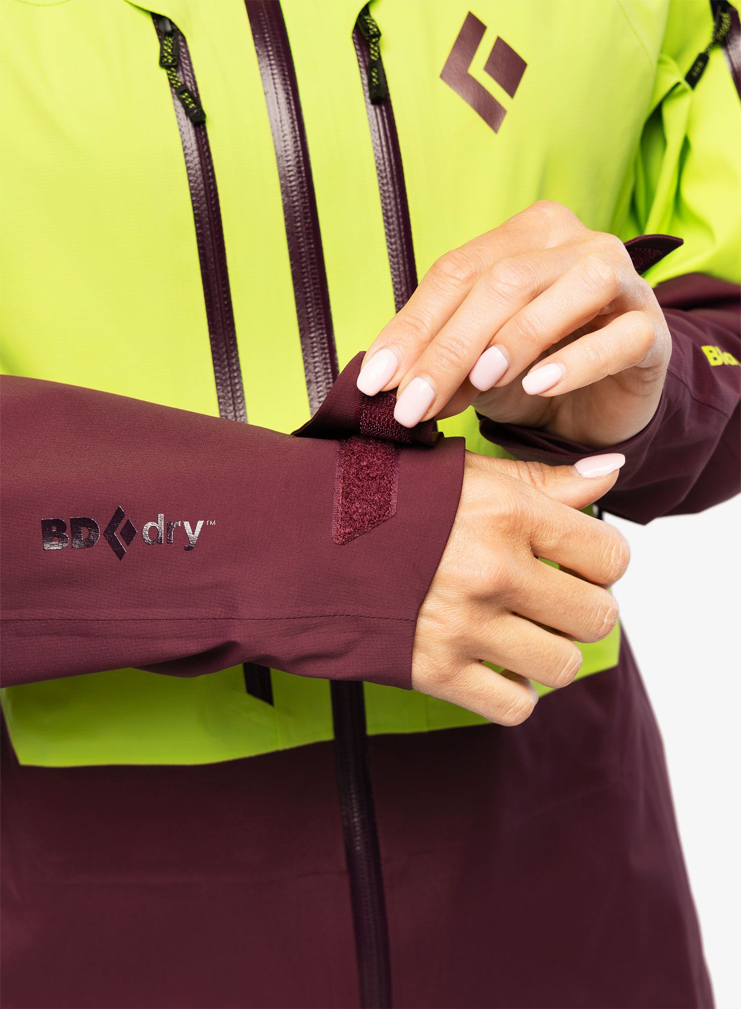 Dámská bunda Black Diamond Recon LT Shell - aloe/blackberry