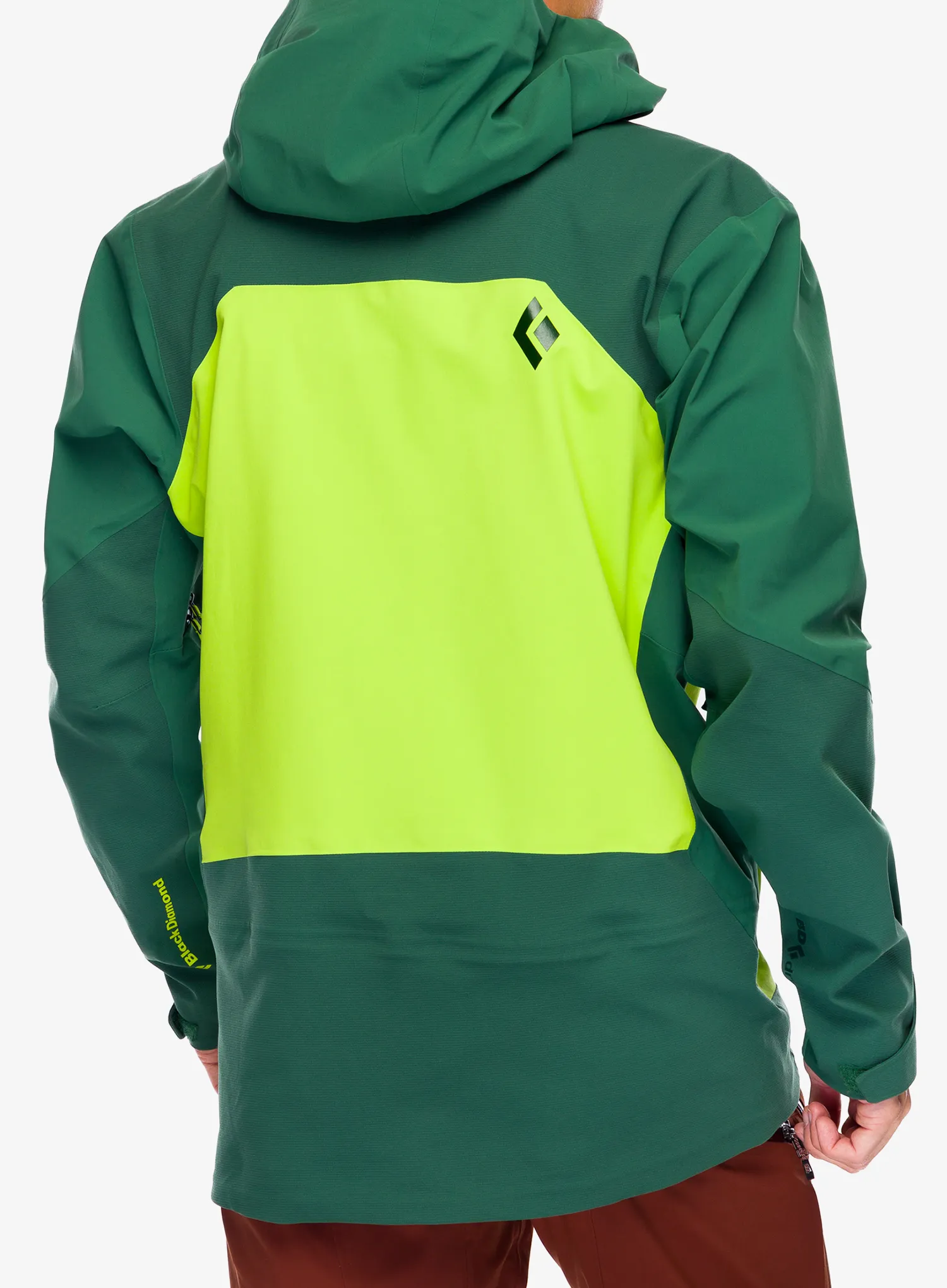 Bunda Black Diamond Recon Stretch Pro Shell - mountain forest/lime green