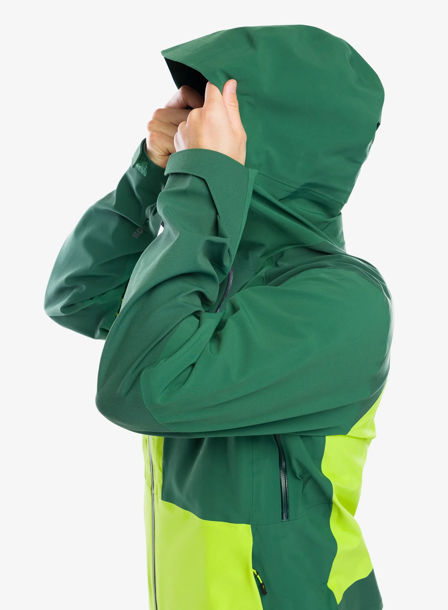 Bunda Black Diamond Recon Stretch Pro Shell - mountain forest/lime green