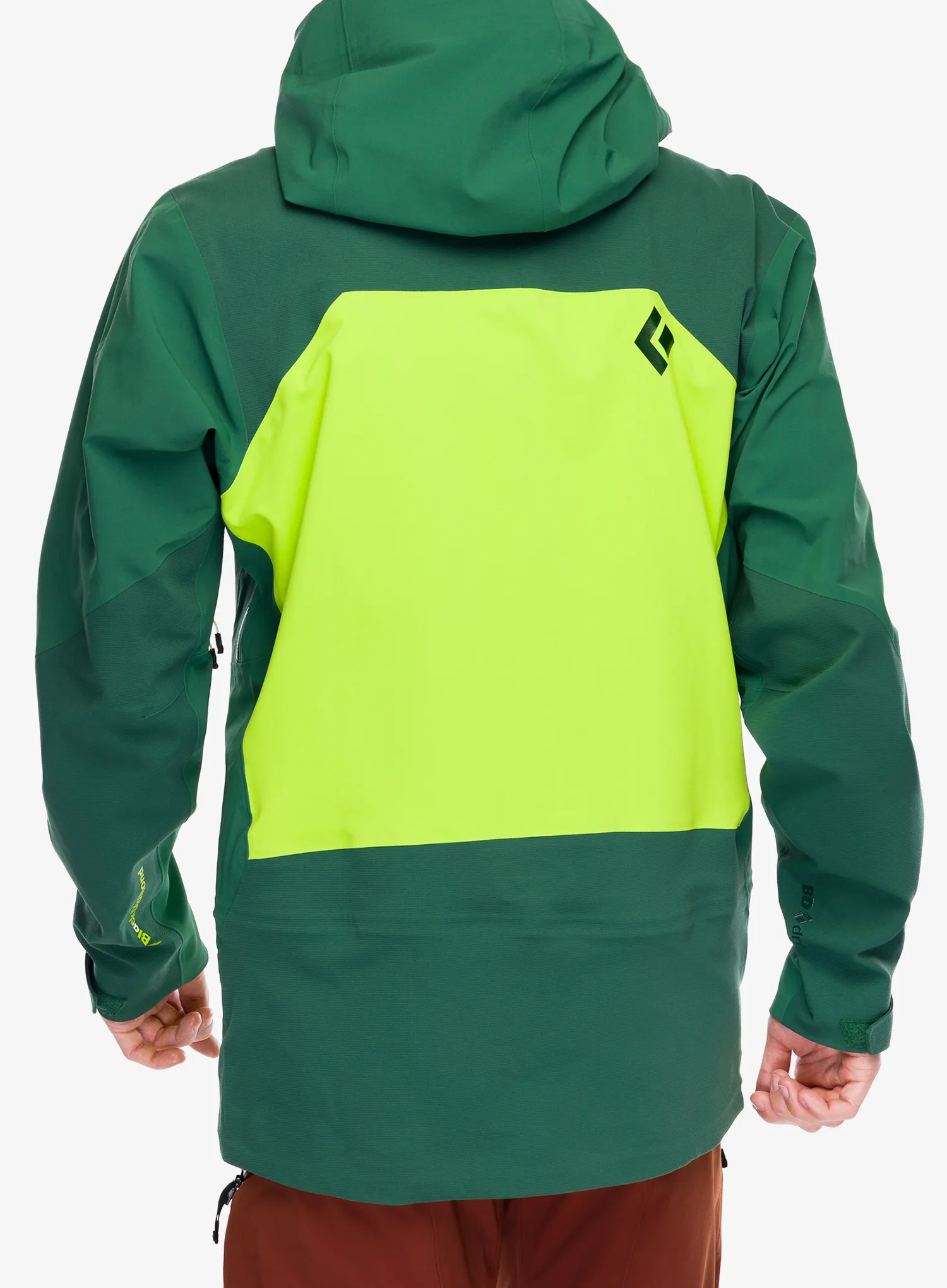 Bunda Black Diamond Recon Stretch Pro Shell - mountain forest/lime green