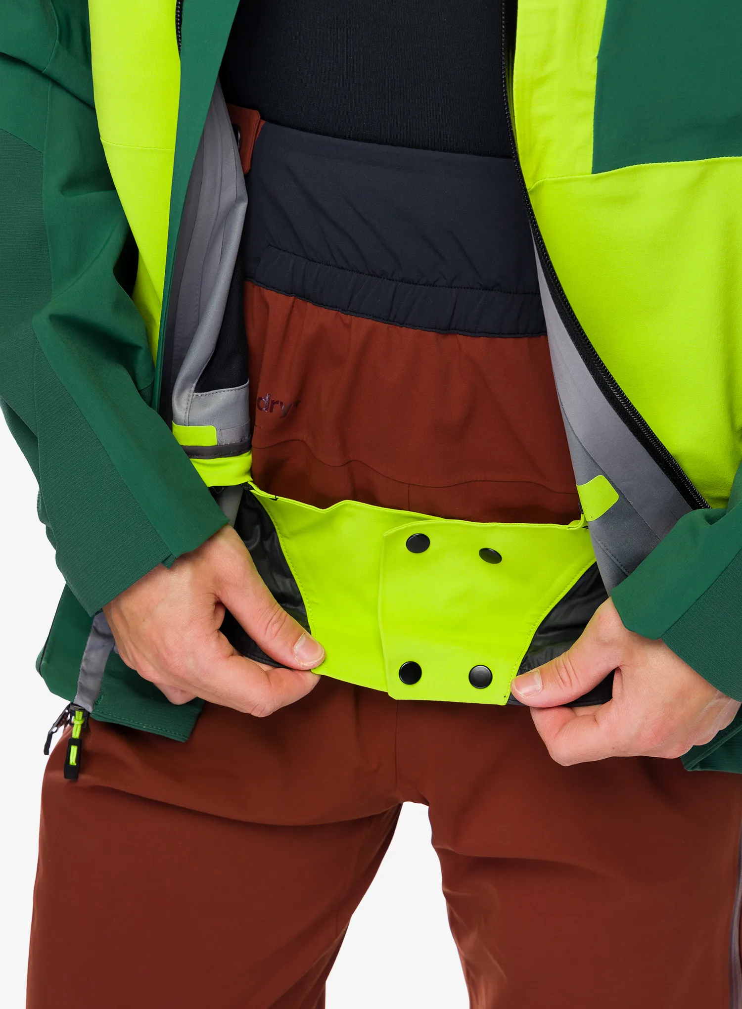 Bunda Black Diamond Recon Stretch Pro Shell - mountain forest/lime green