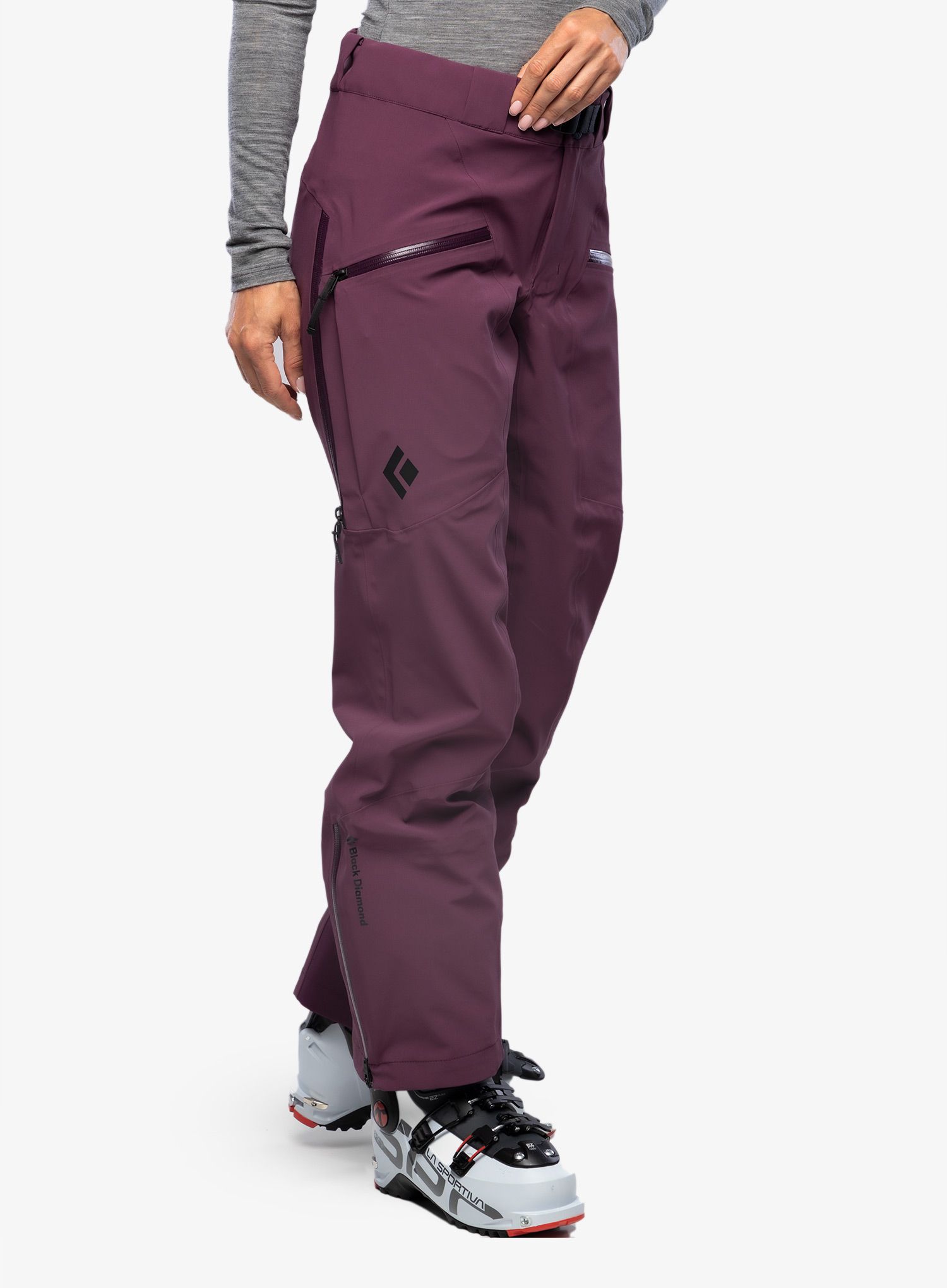 Dámské lyžařské kalhoty Black Diamond Recon Stretch Ski Pants - blackberry