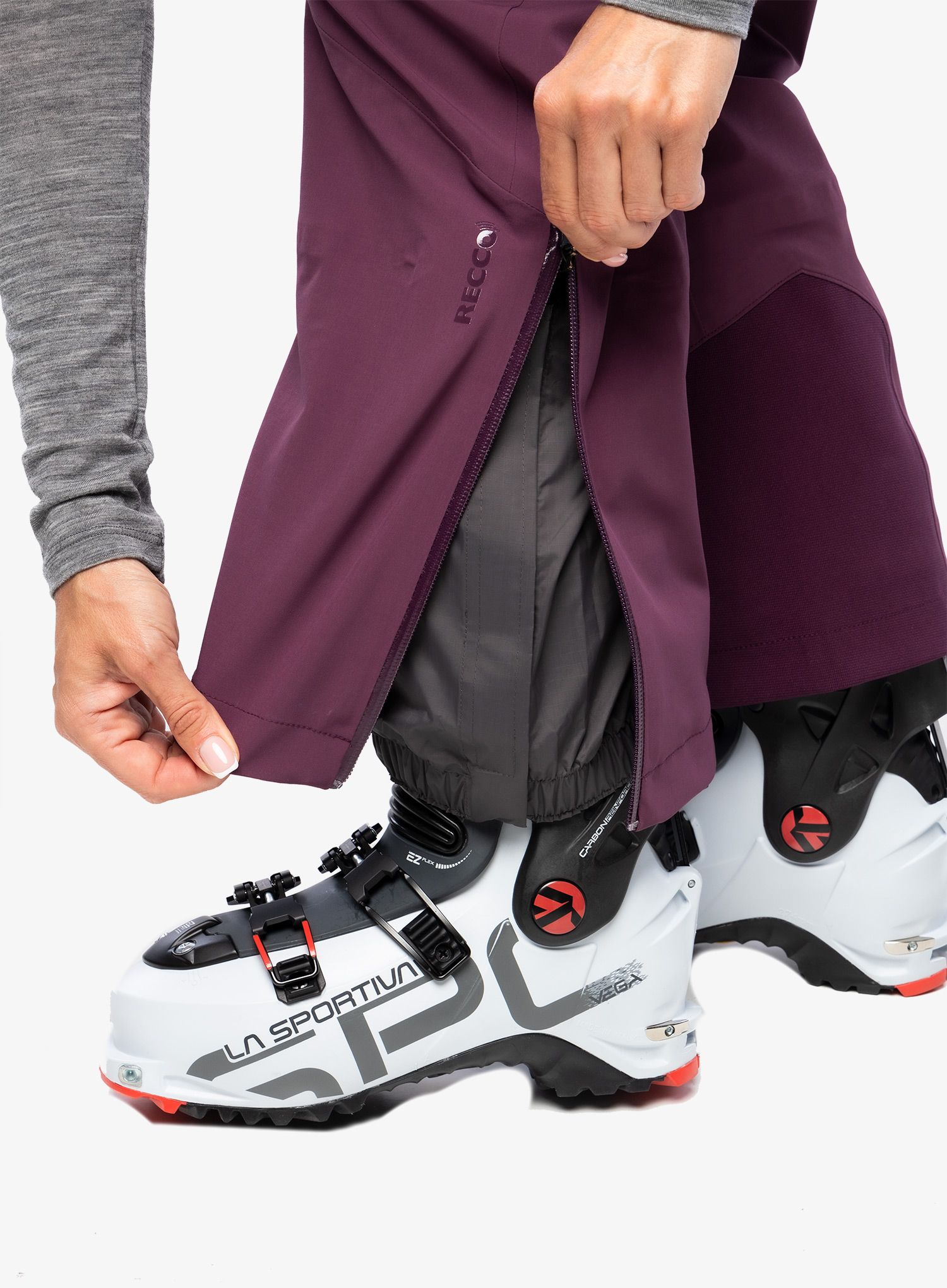 Dámské lyžařské kalhoty Black Diamond Recon Stretch Ski Pants - blackberry