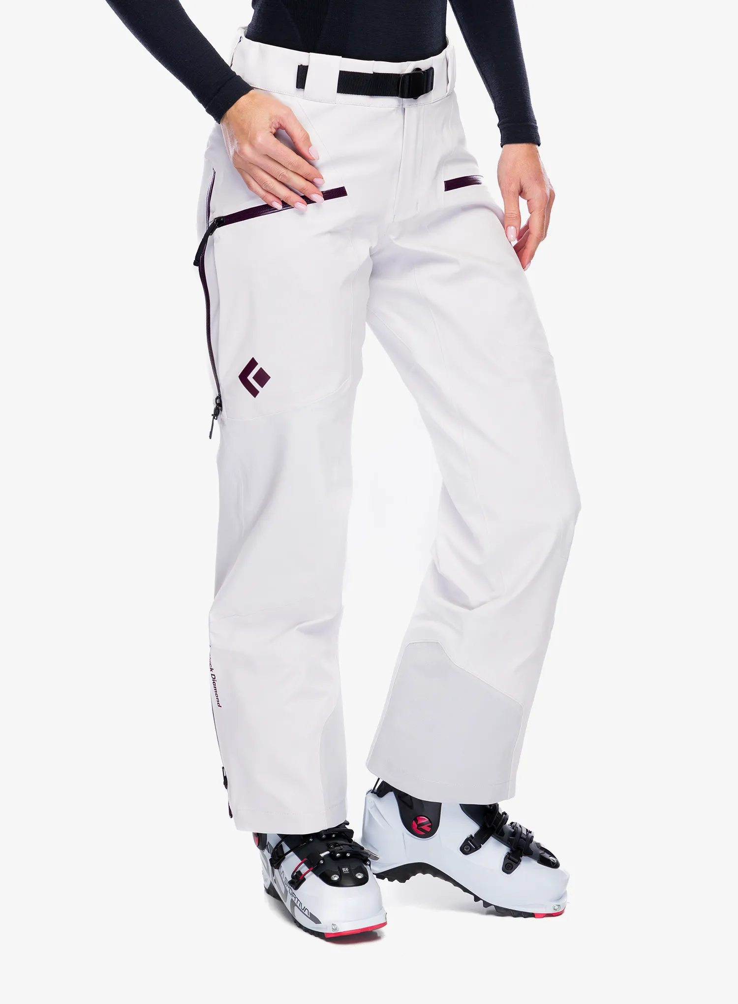 Lyžařské kalhoty dámské Black Diamond Recon Stretch Ski Pants - ice pink
