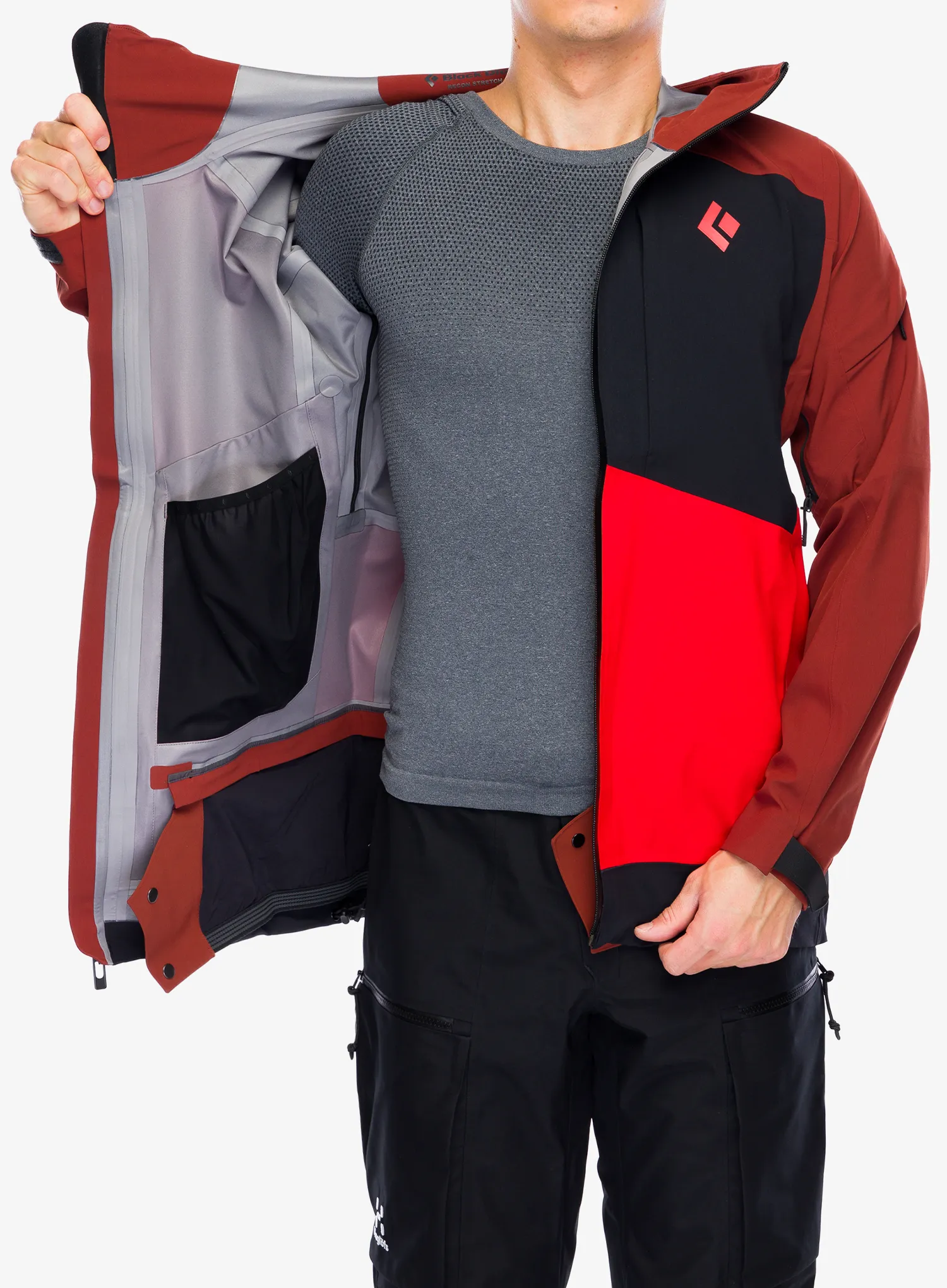 Bunda Black Diamond Recon Stretch Ski Shell - mulled cider/black/octane
